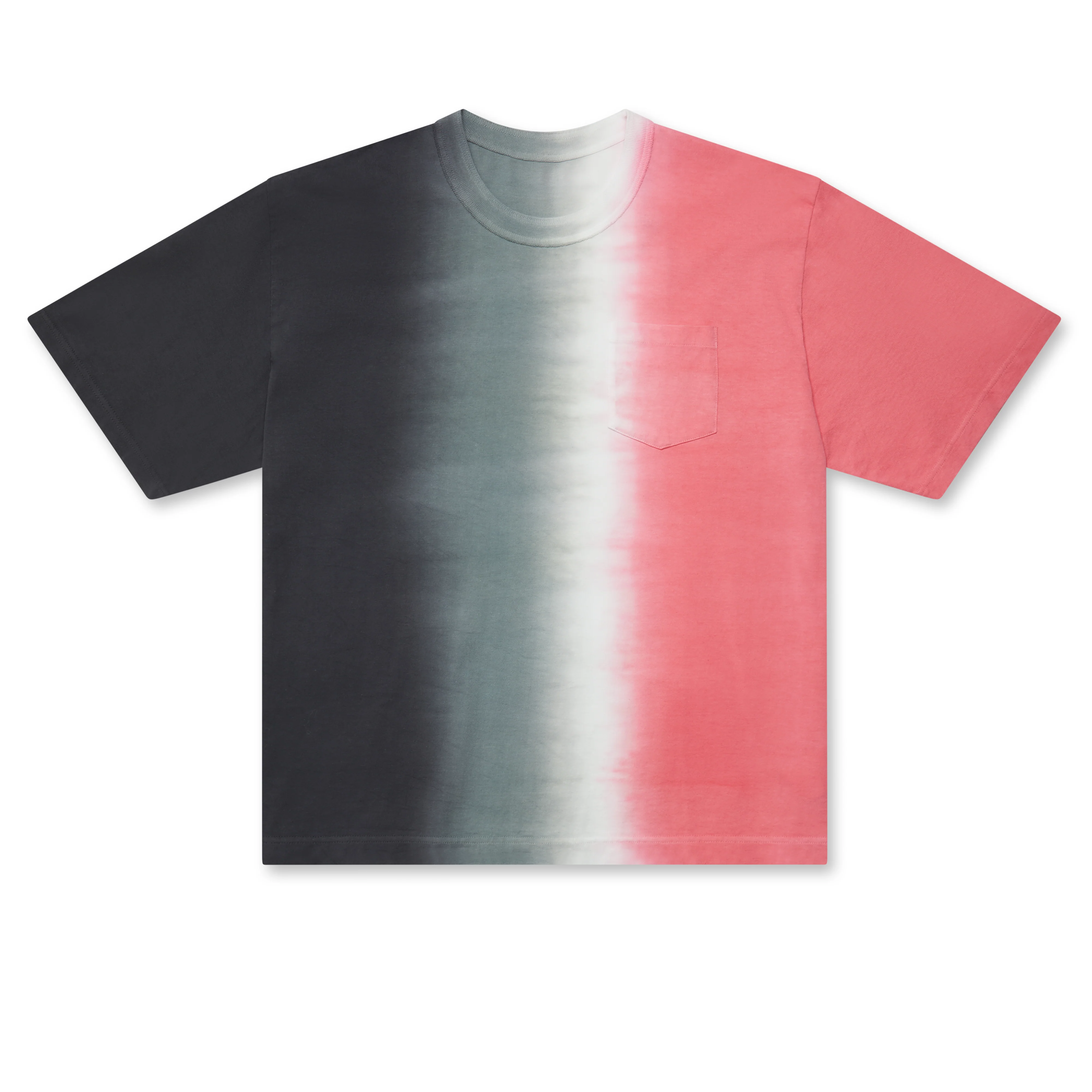 SACAI -Tie Dye Cotton Jersey T-Shirt - (017 Blackxred)