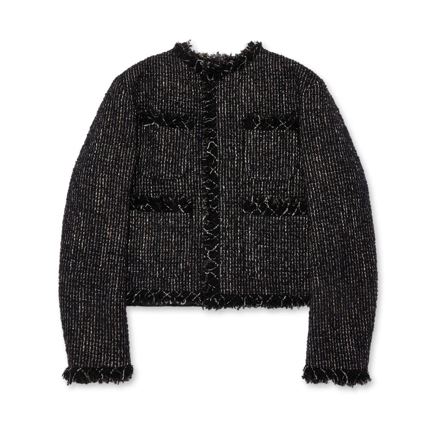 Sacai - Women'S Tweed Jacket - (001 Black)