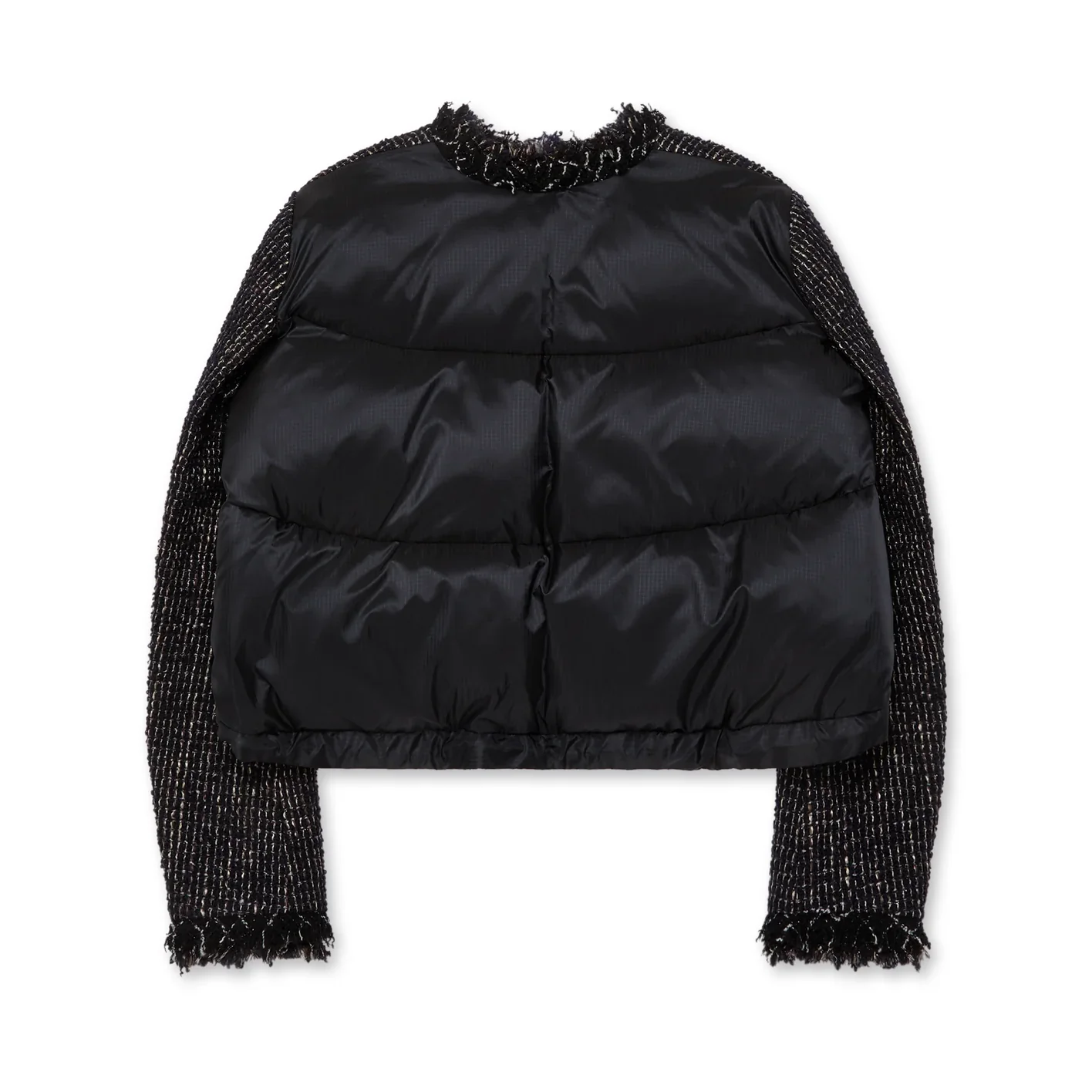 Sacai - Women'S Tweed Jacket - (001 Black) - Image 2
