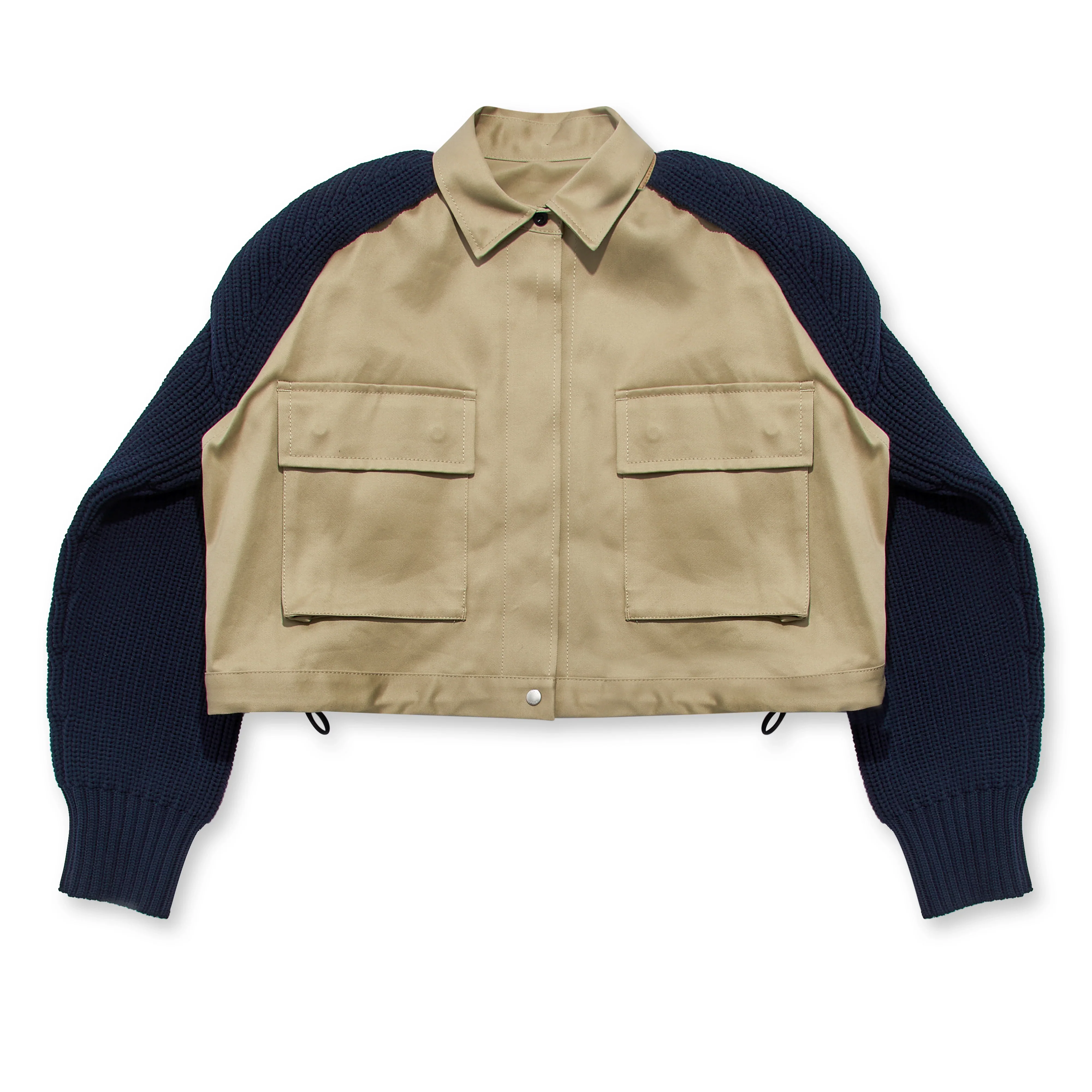 SACAI - Women's Cotton Chino Knit Blouson - (Beige)