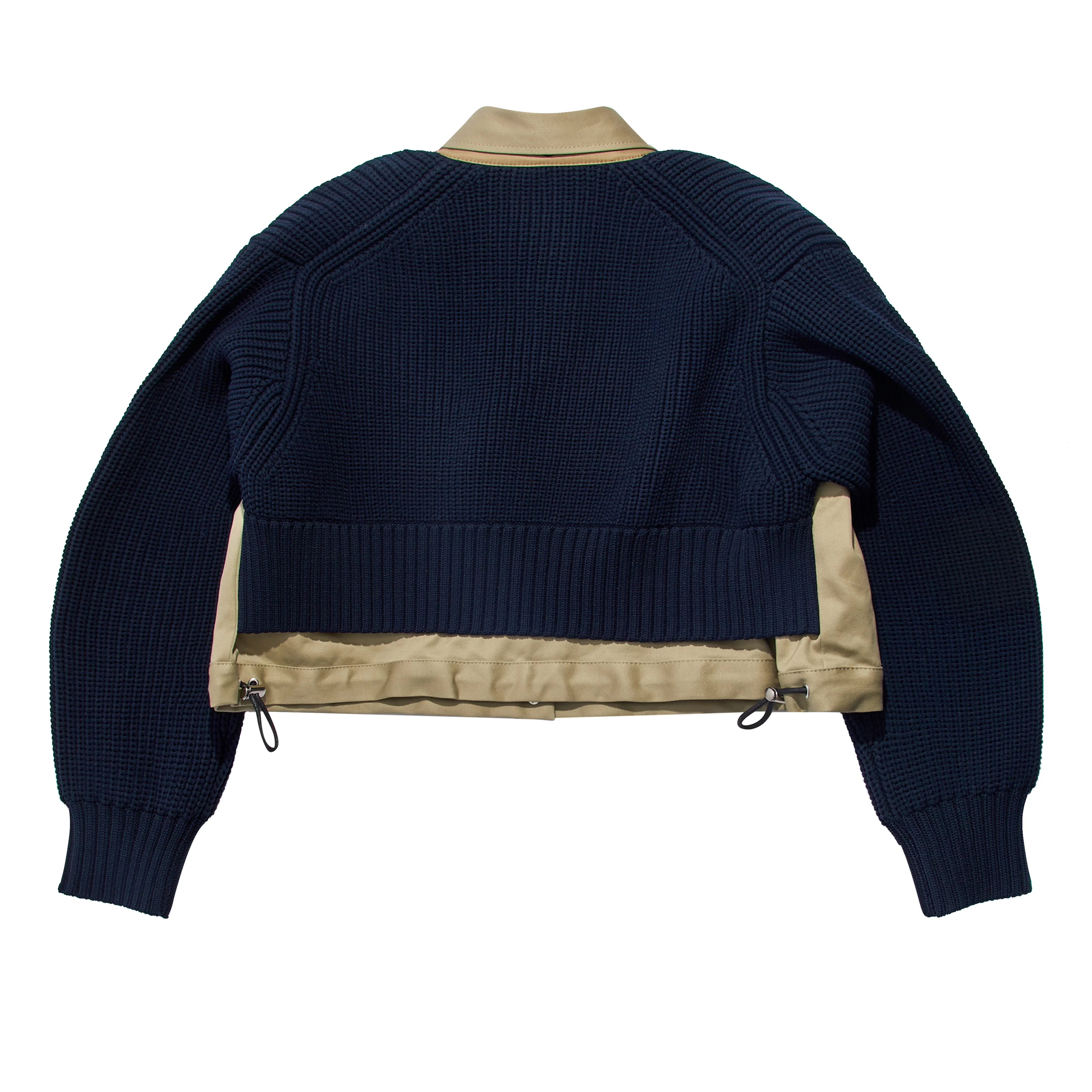 SACAI - Women's Cotton Chino Knit Blouson - (Beige) - Image 2