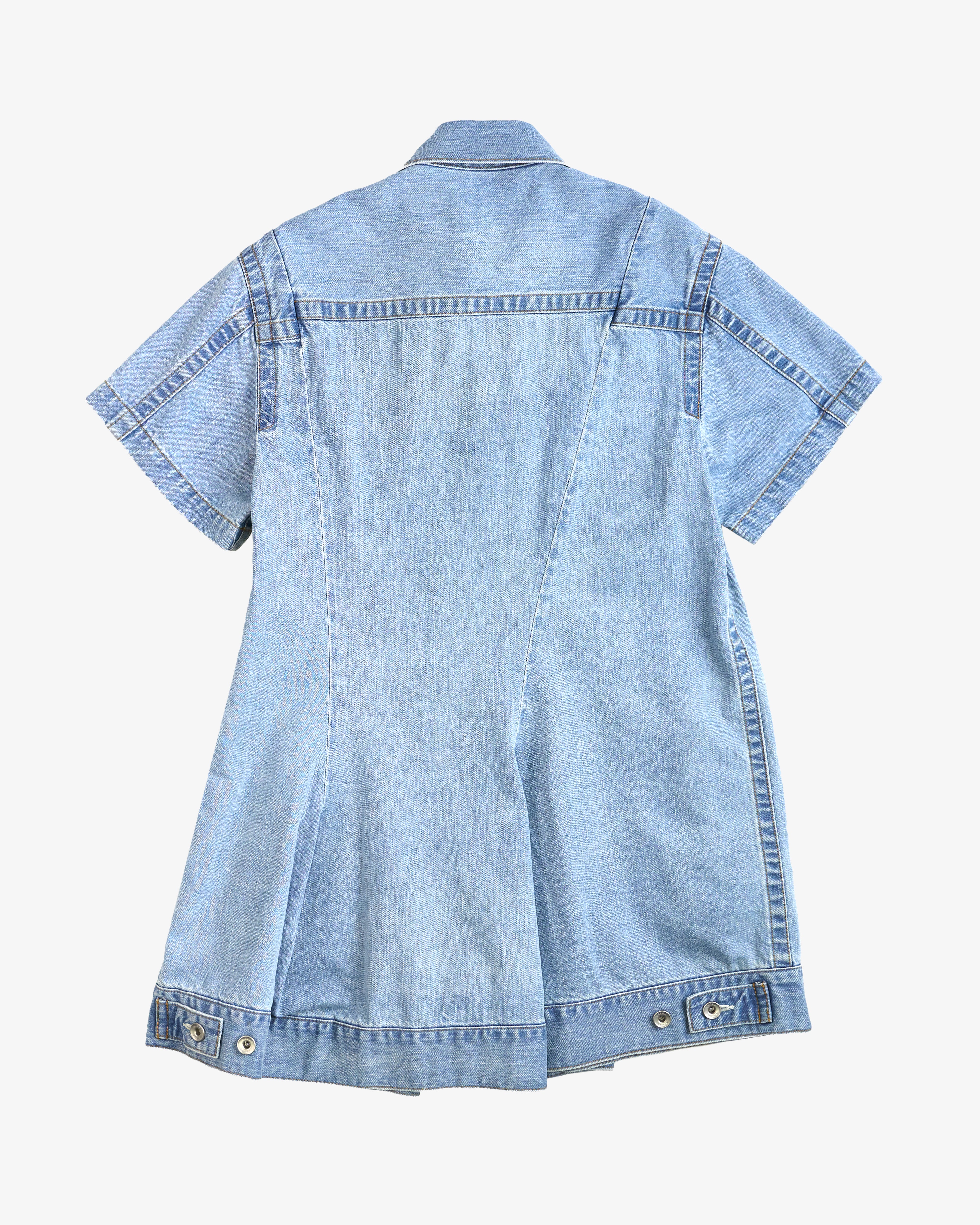 SACAI - Women's Denim Dress - (Light Blue451) - Image 2