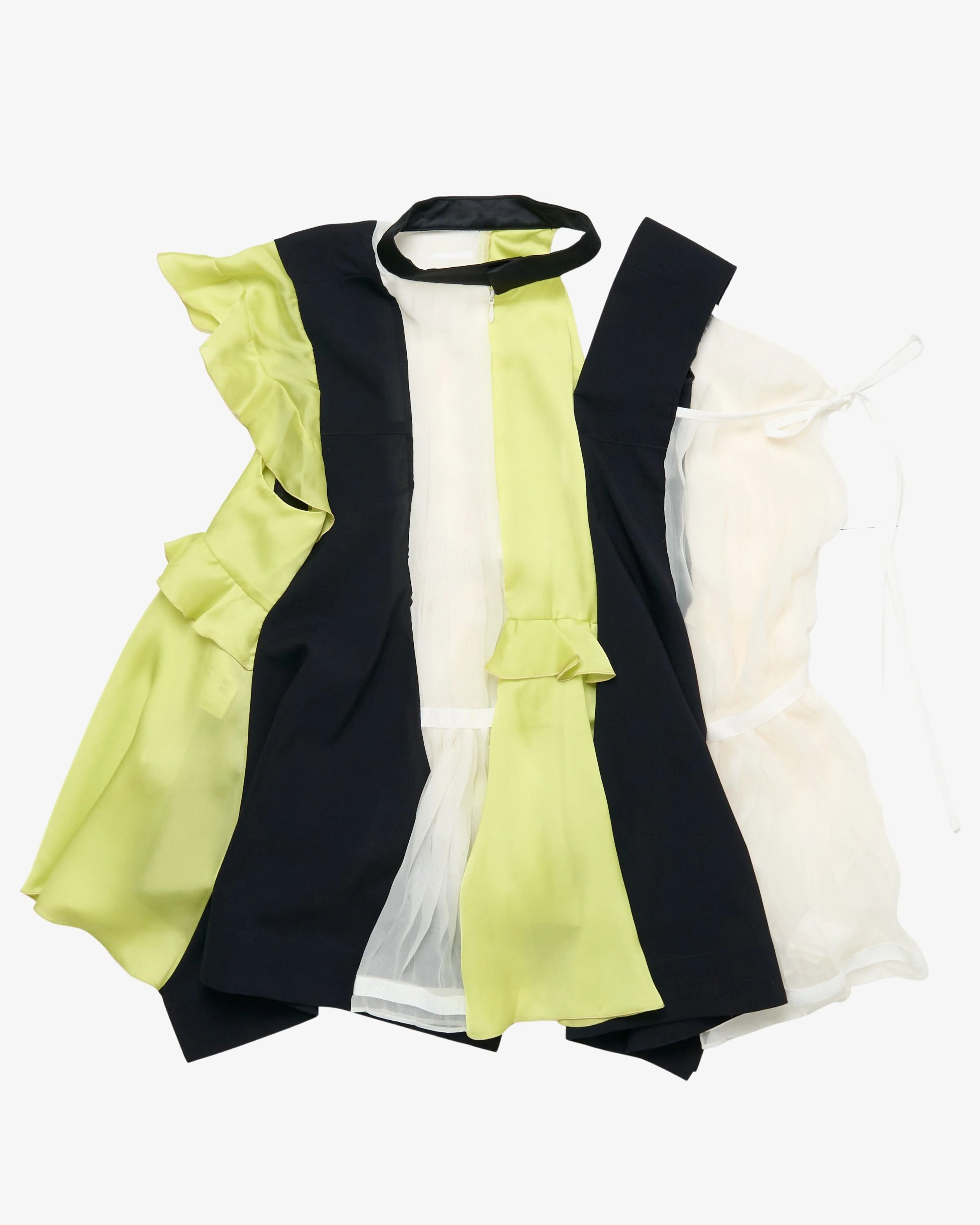 SACAI - Women's Fabric Mix Pullover - (Yellow) - Image 2