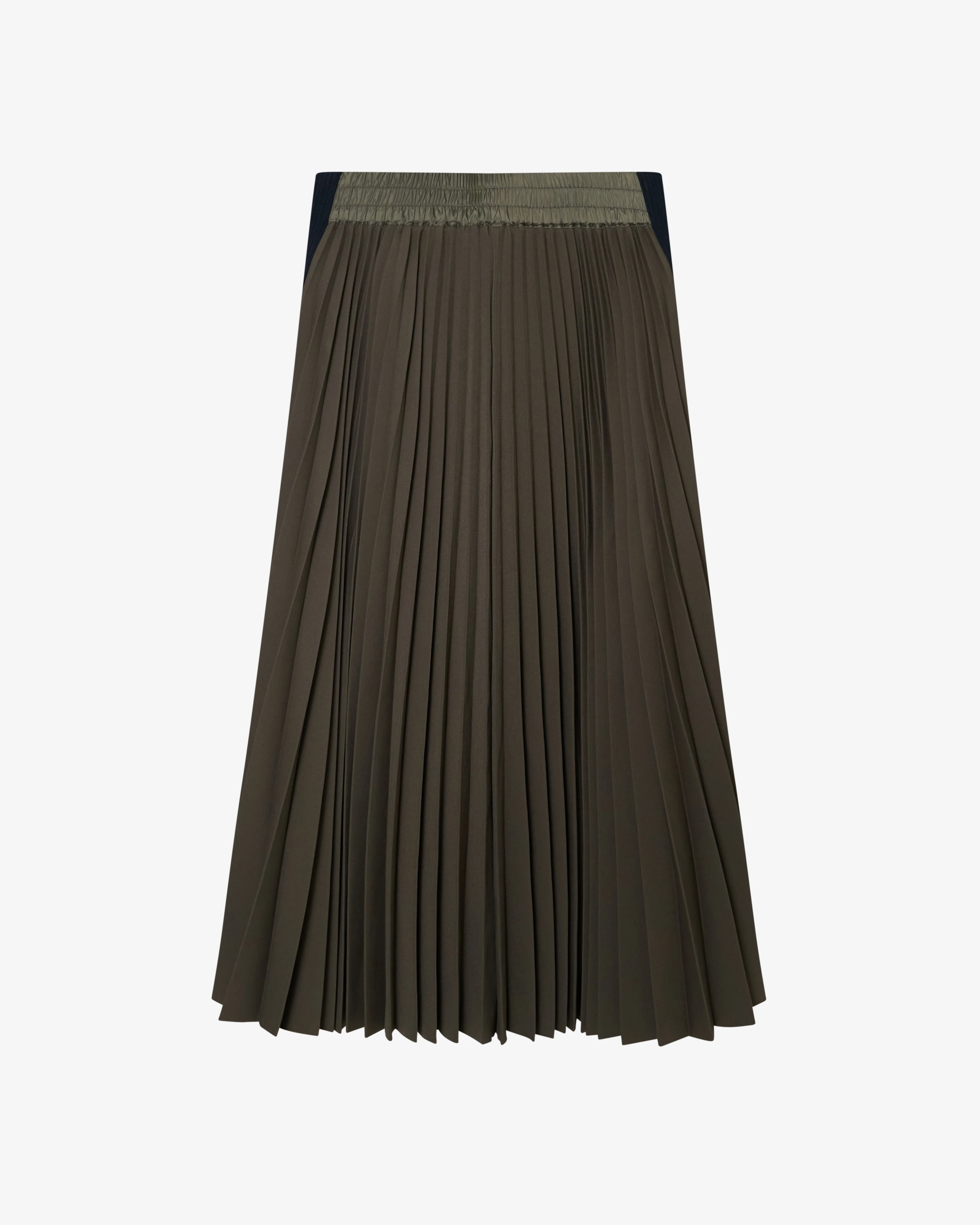 SACAI - Women's Matelasse Twill Skirt - (Khaki) - Image 2