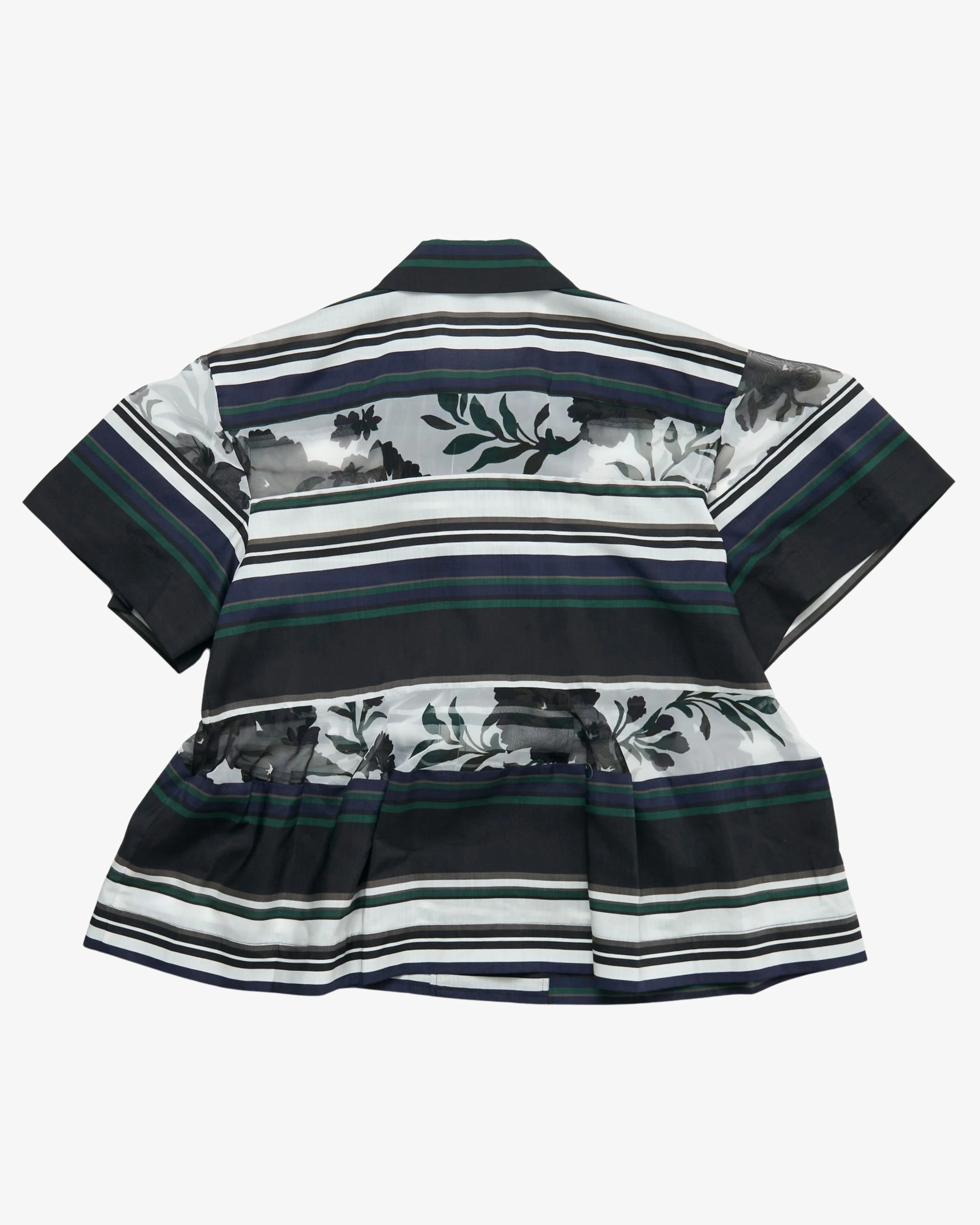 SACAI - Women's Pattern Mix Shirt - (White) - Image 2