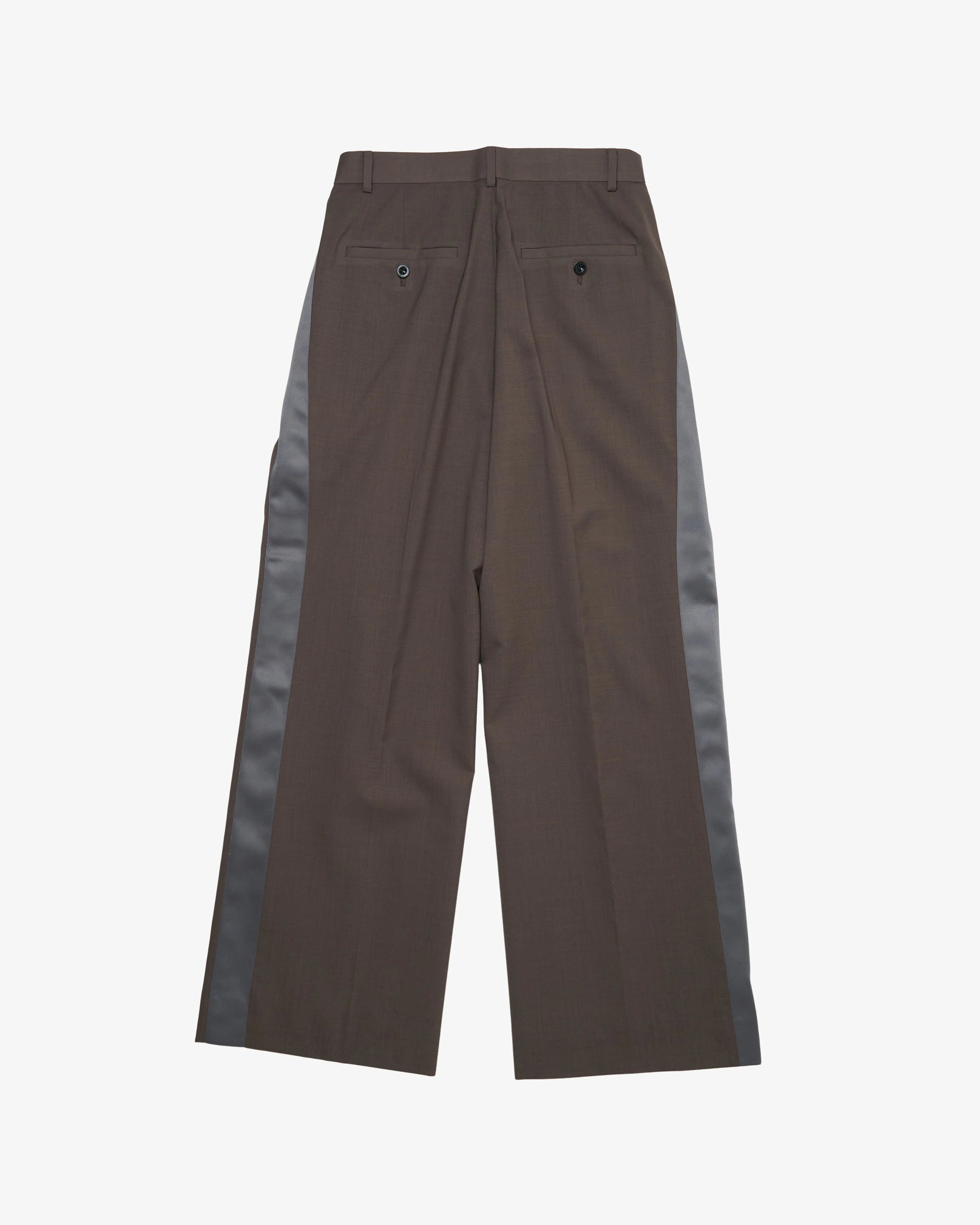 SACAI - Women's Wool Suiting Pants - (Grey) - Image 2