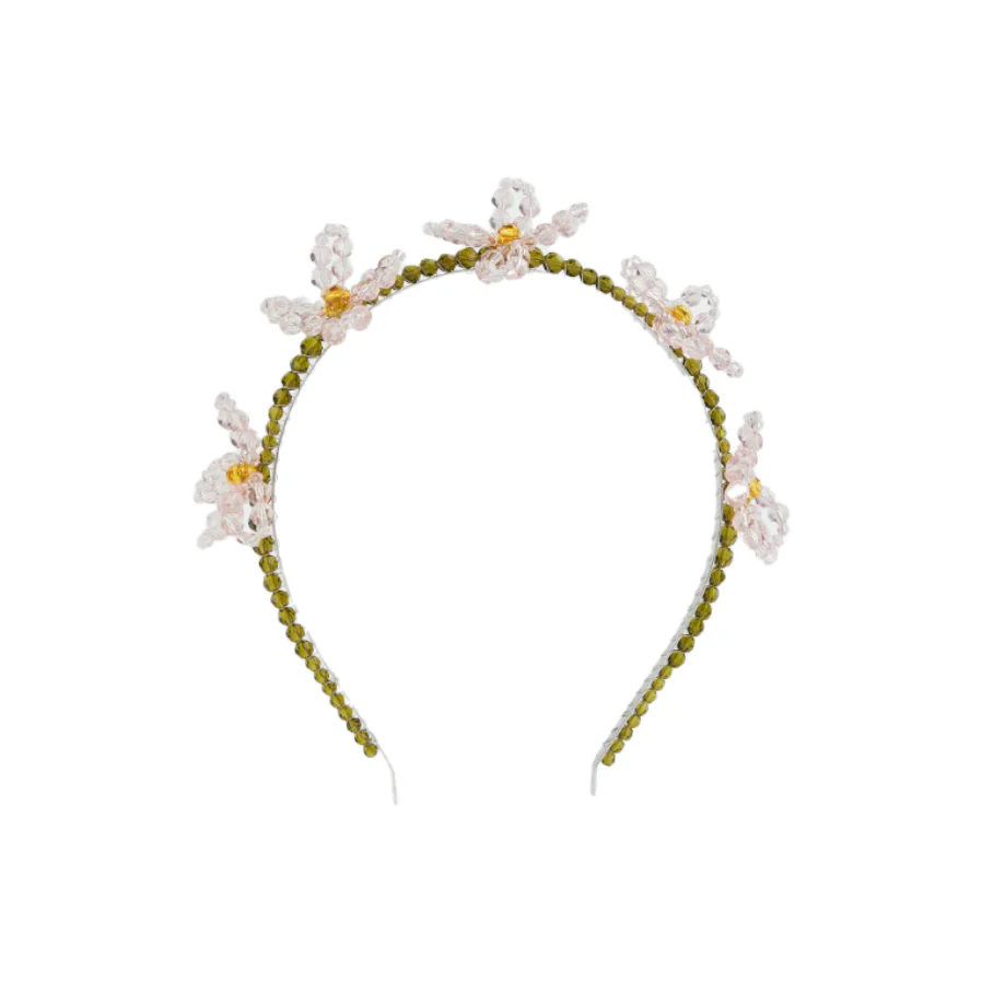 Simone Rocha - Crystal Flower Hairband - (Blossom)