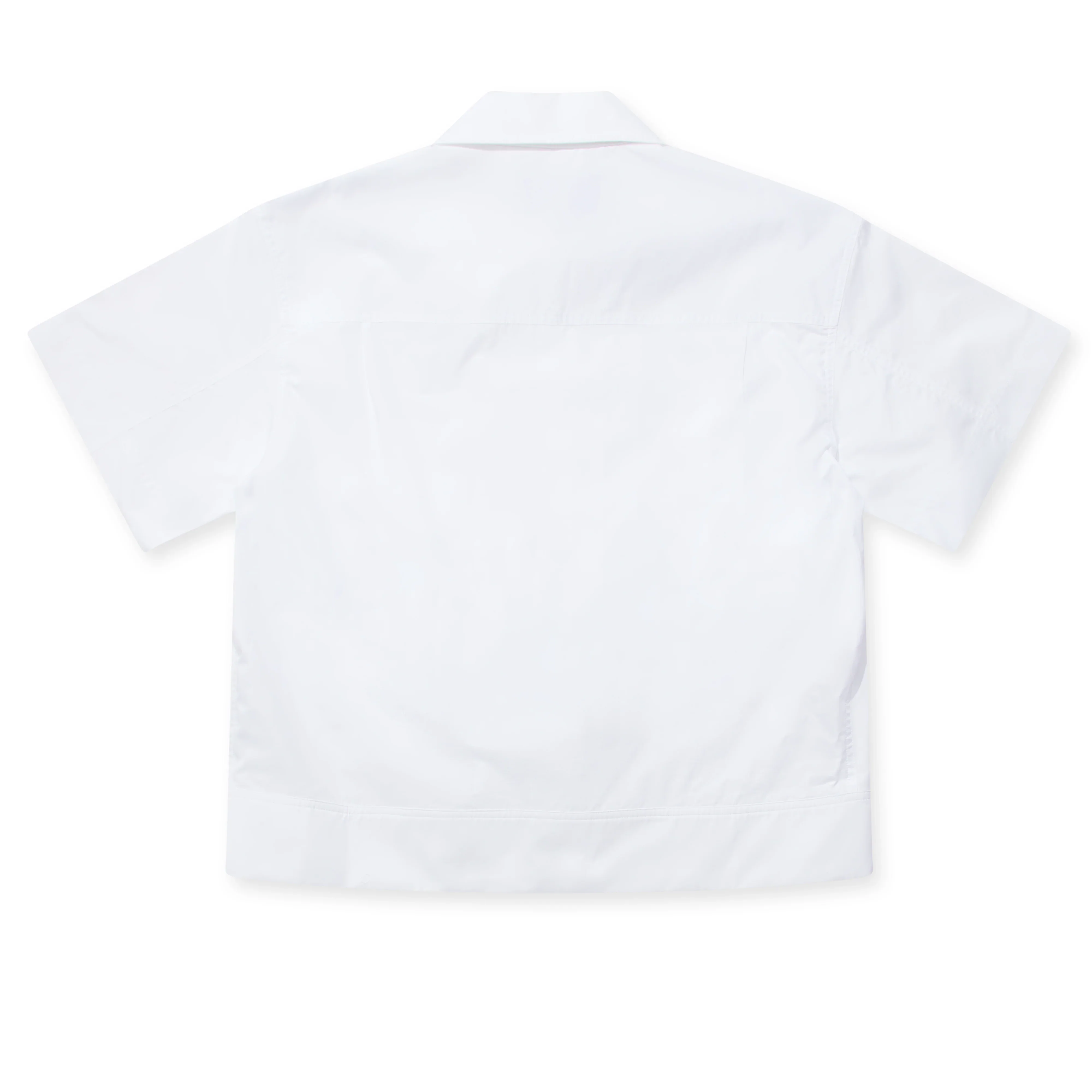 SIMONE ROCHA - Men's Cropped Short Sleeve Shirt - (White) - Image 2