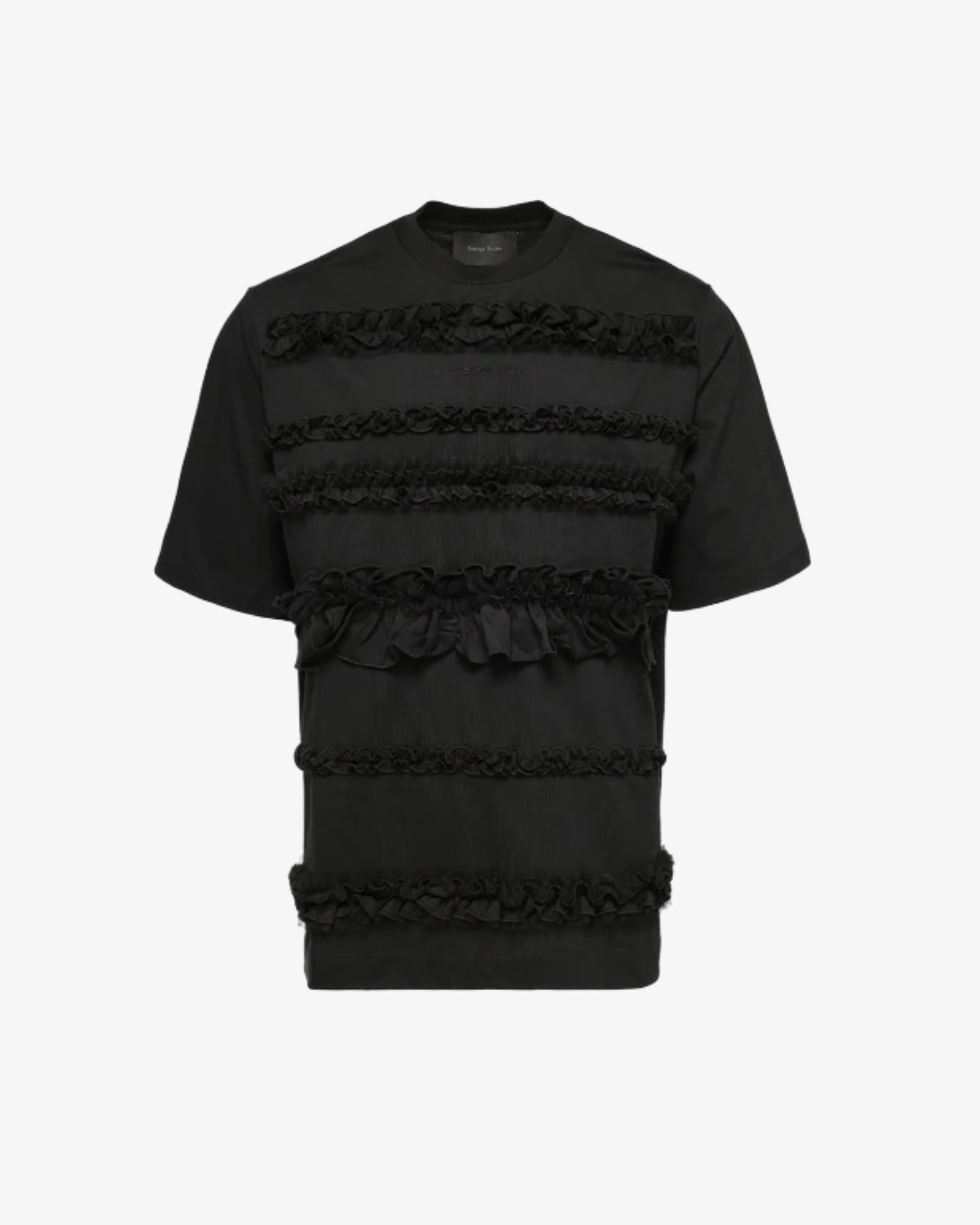 SIMONE ROCHA - Men's Ruffle Frill T-Shirt - (Black)