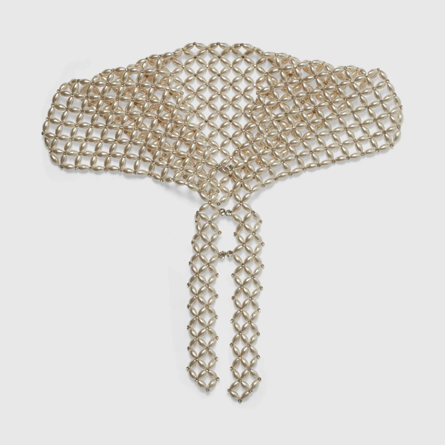 Simone Rocha - Women's Beaded Scarf - (Crystal)