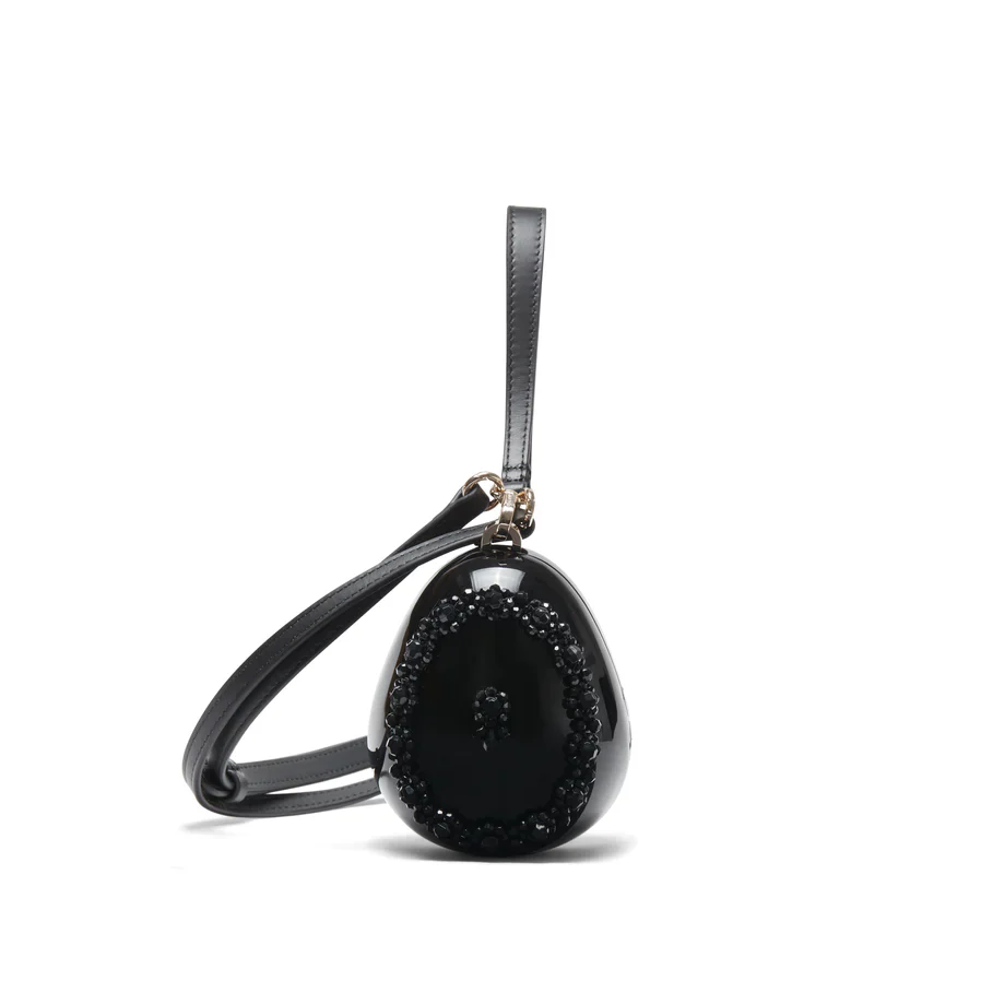 SIMONE ROCHA - Women's Embellished Egg Bag - (Black)