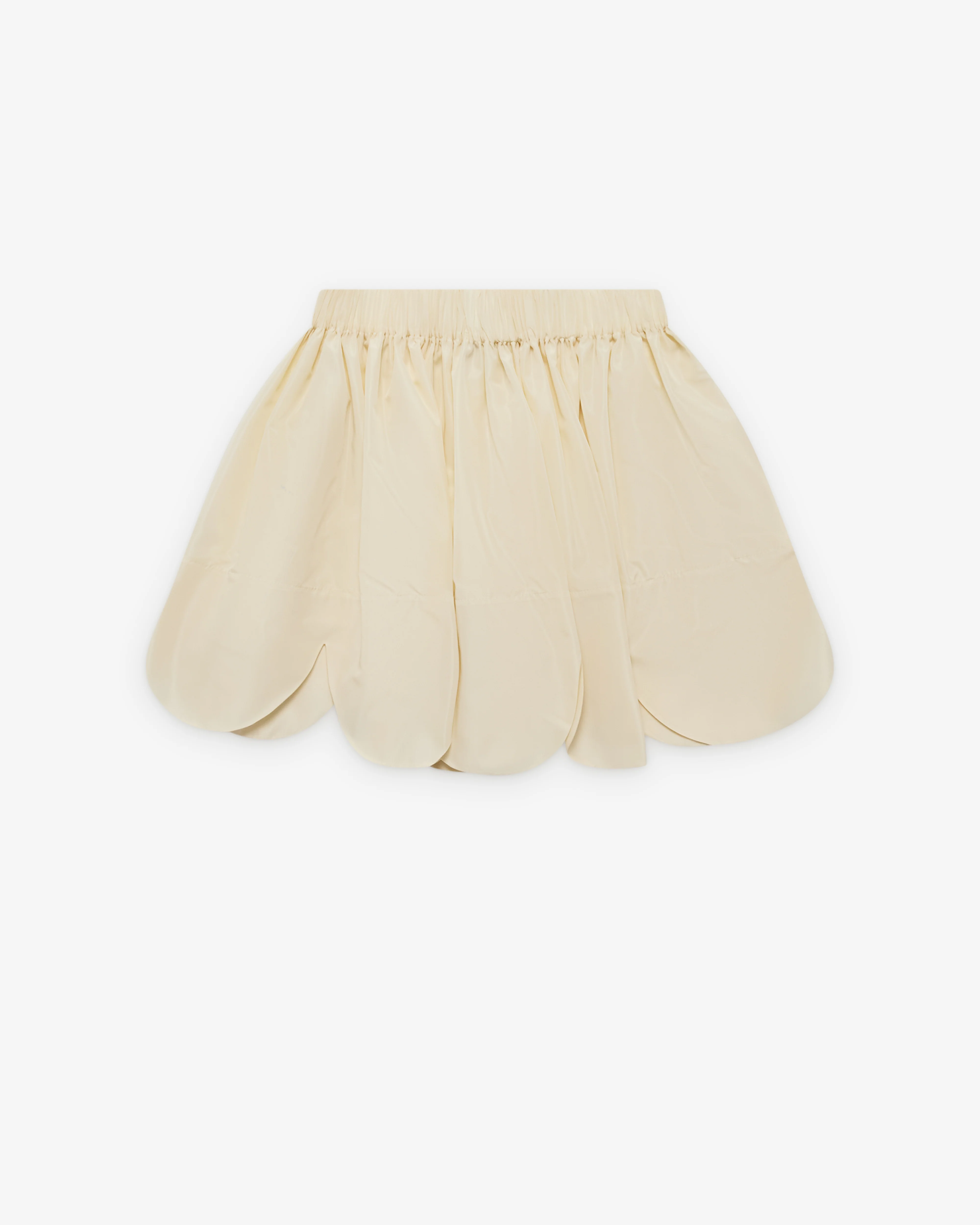 SIMONE ROCHA - Women's Petal Hem Mini Skirt - (Cream) - Image 2
