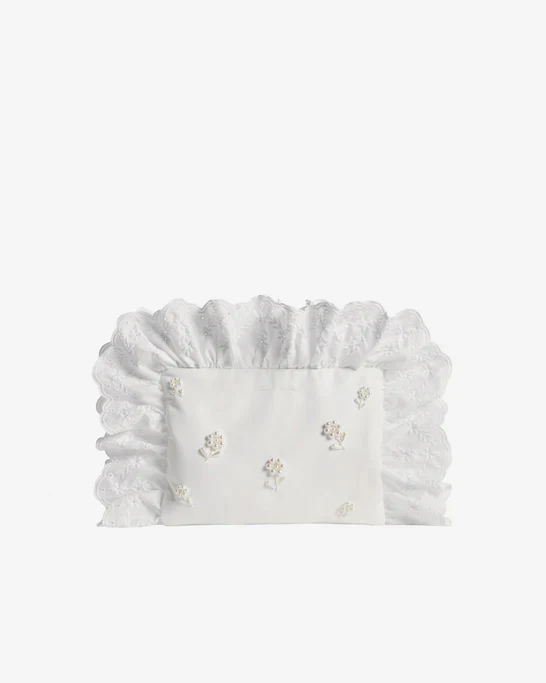 SIMONE ROCHA - Women's Pillowcase Clutch Bag - (White) - Image 2
