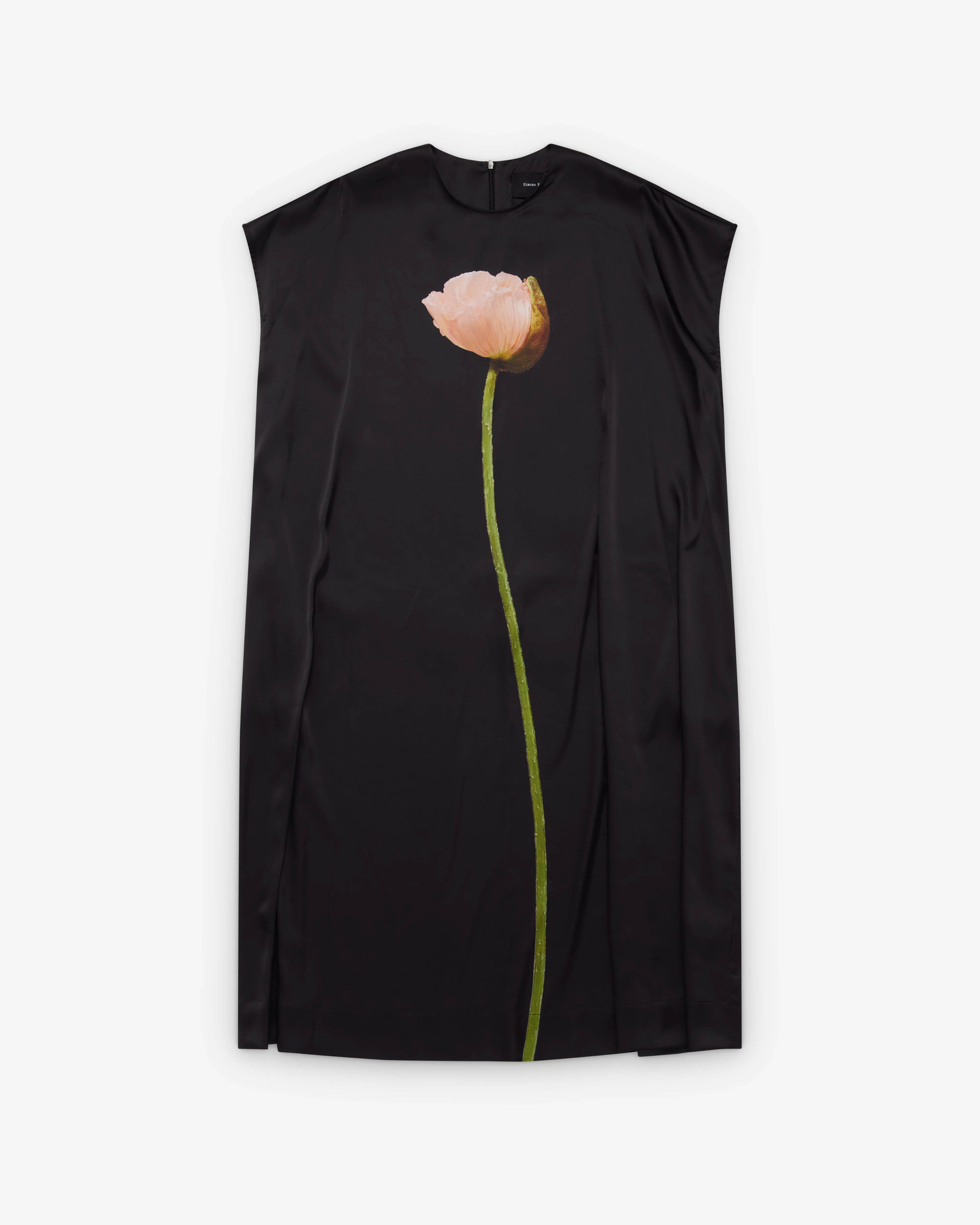 SIMONE ROCHA - Women's Poppy Motif Smock Dress - (Black)