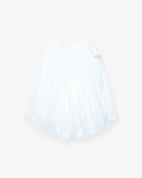 SIMONE ROCHA - Women's Pressed Rosette Basque Skirt - (White) - Image 2