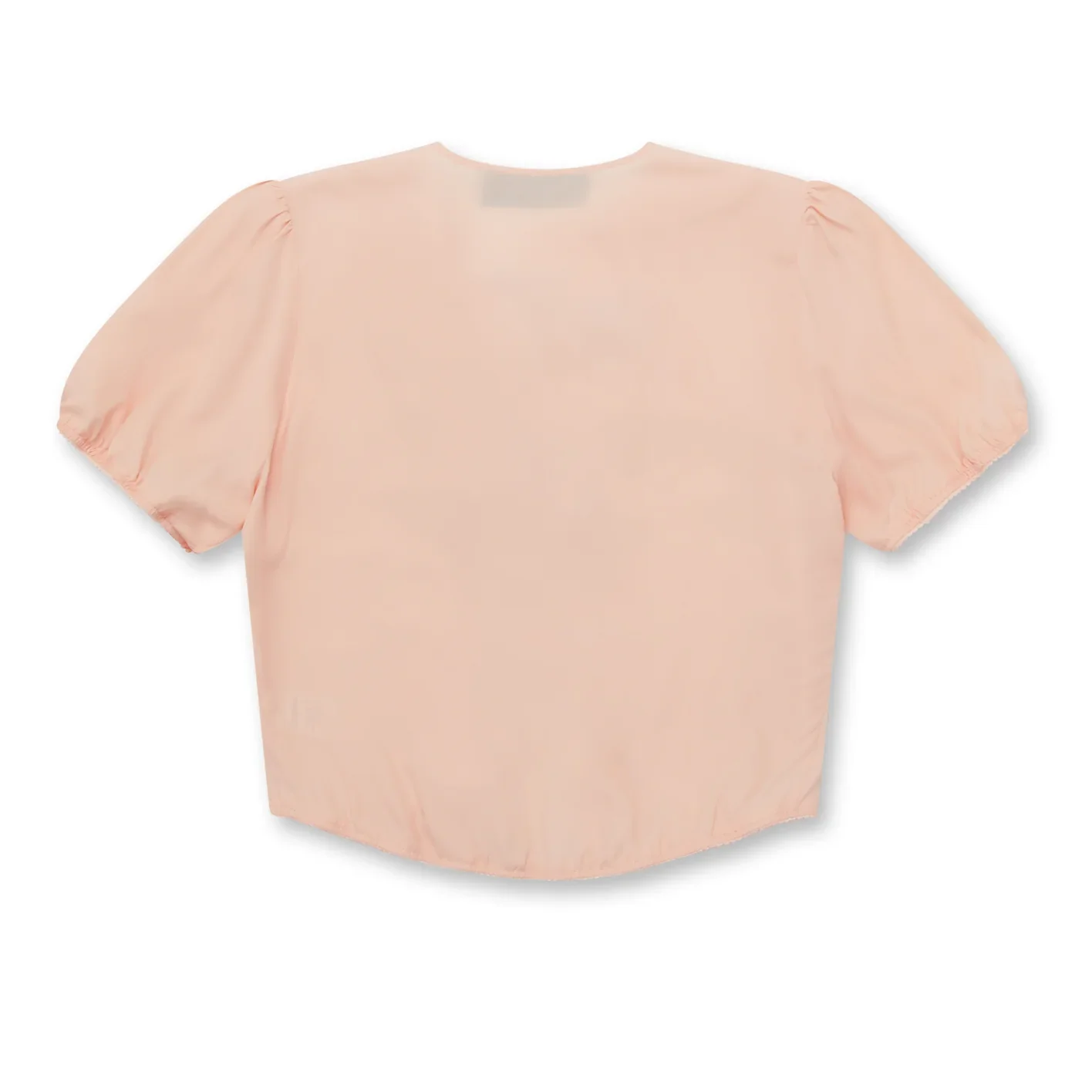 SIMONE ROCHA Women's Short Sleeve Blouse - (Peach/Red) - Image 2