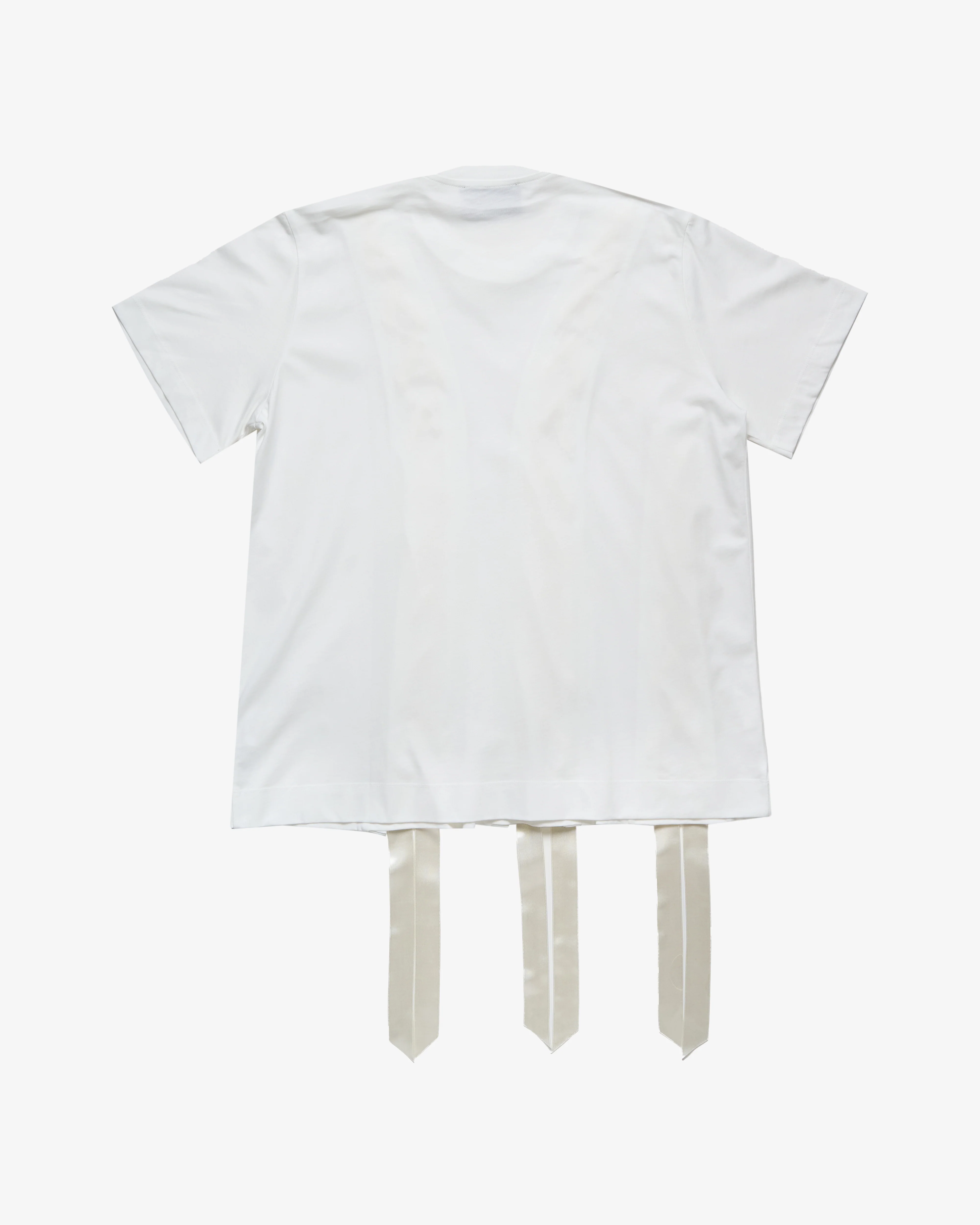 SIMONE ROCHA - Women's Unraveling Ribbon T-Shirt - (White) - Image 2