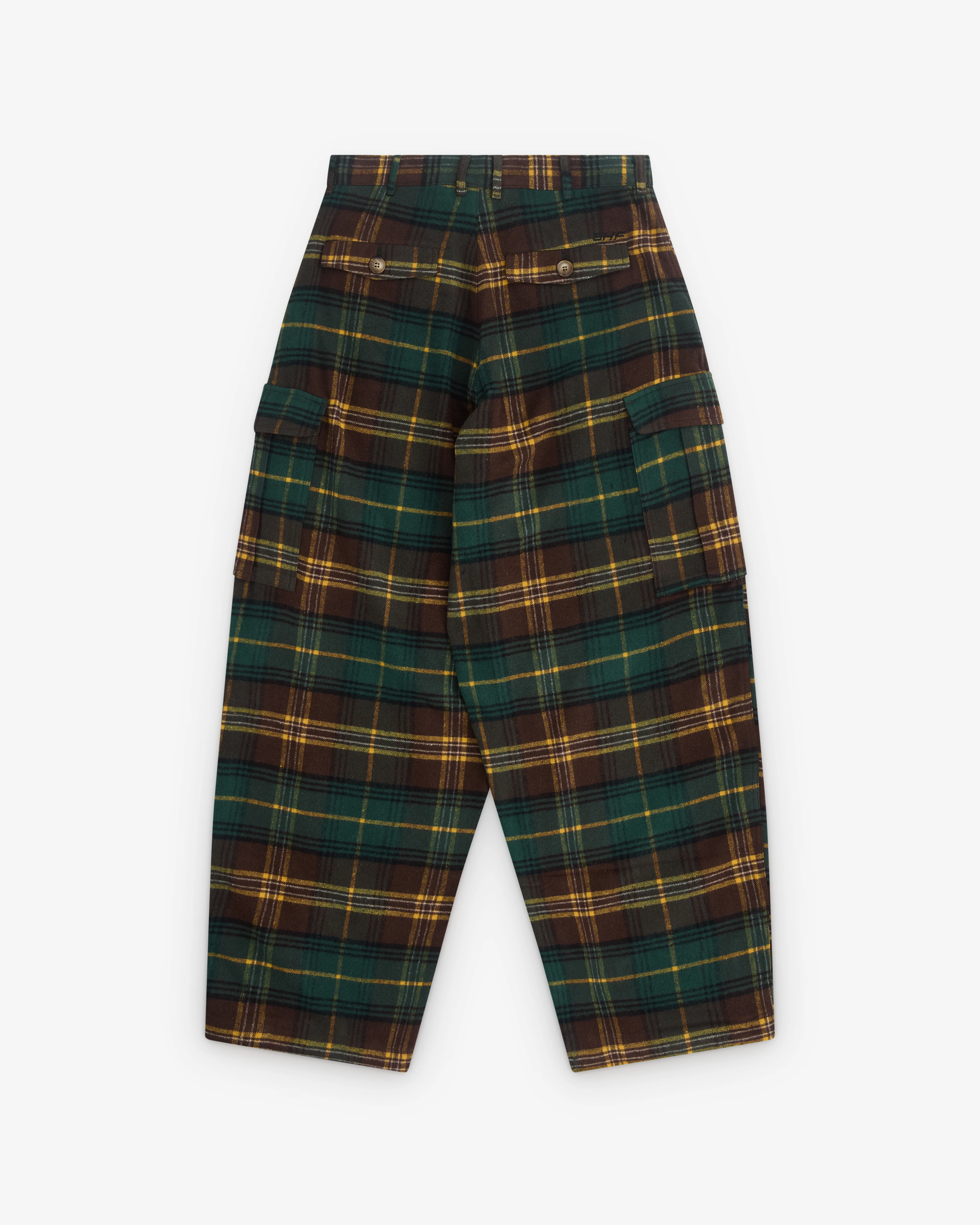 Sky High Farm - Men's Flannel Cargo Pants - (Yellow) - Image 2