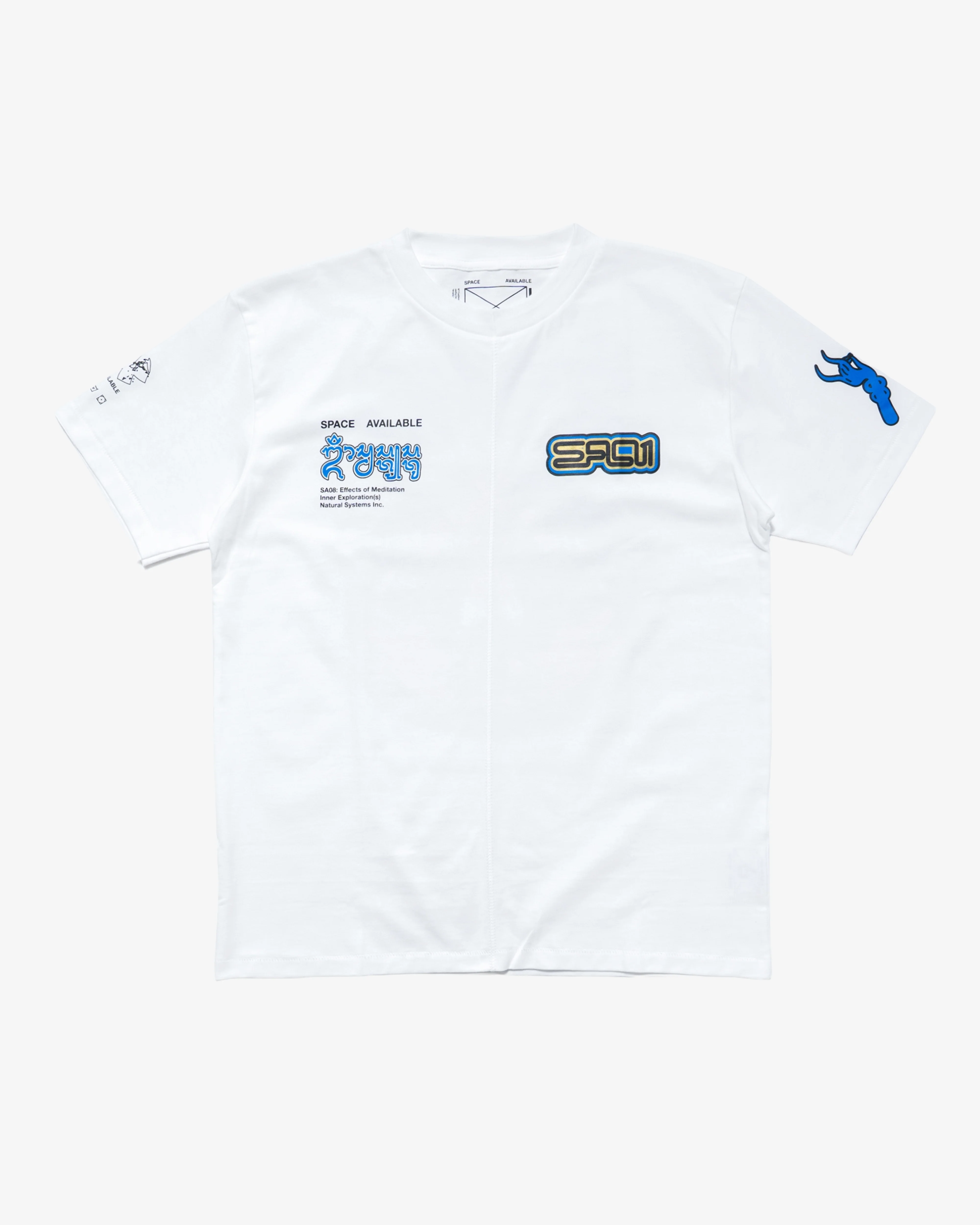 SPACE AVAILABLE - Men's Natural System Tee - (White)