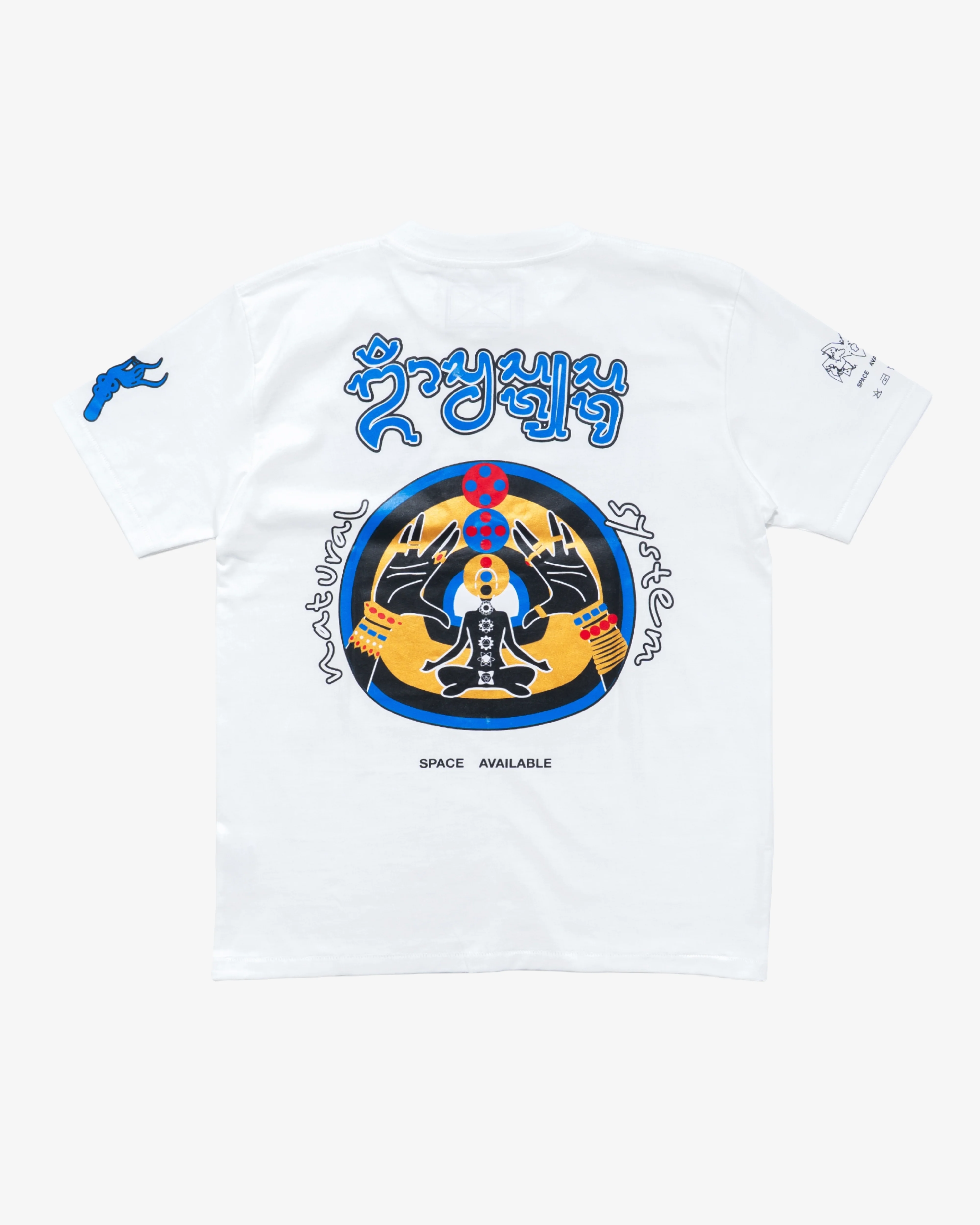 SPACE AVAILABLE - Men's Natural System Tee - (White) - Image 2