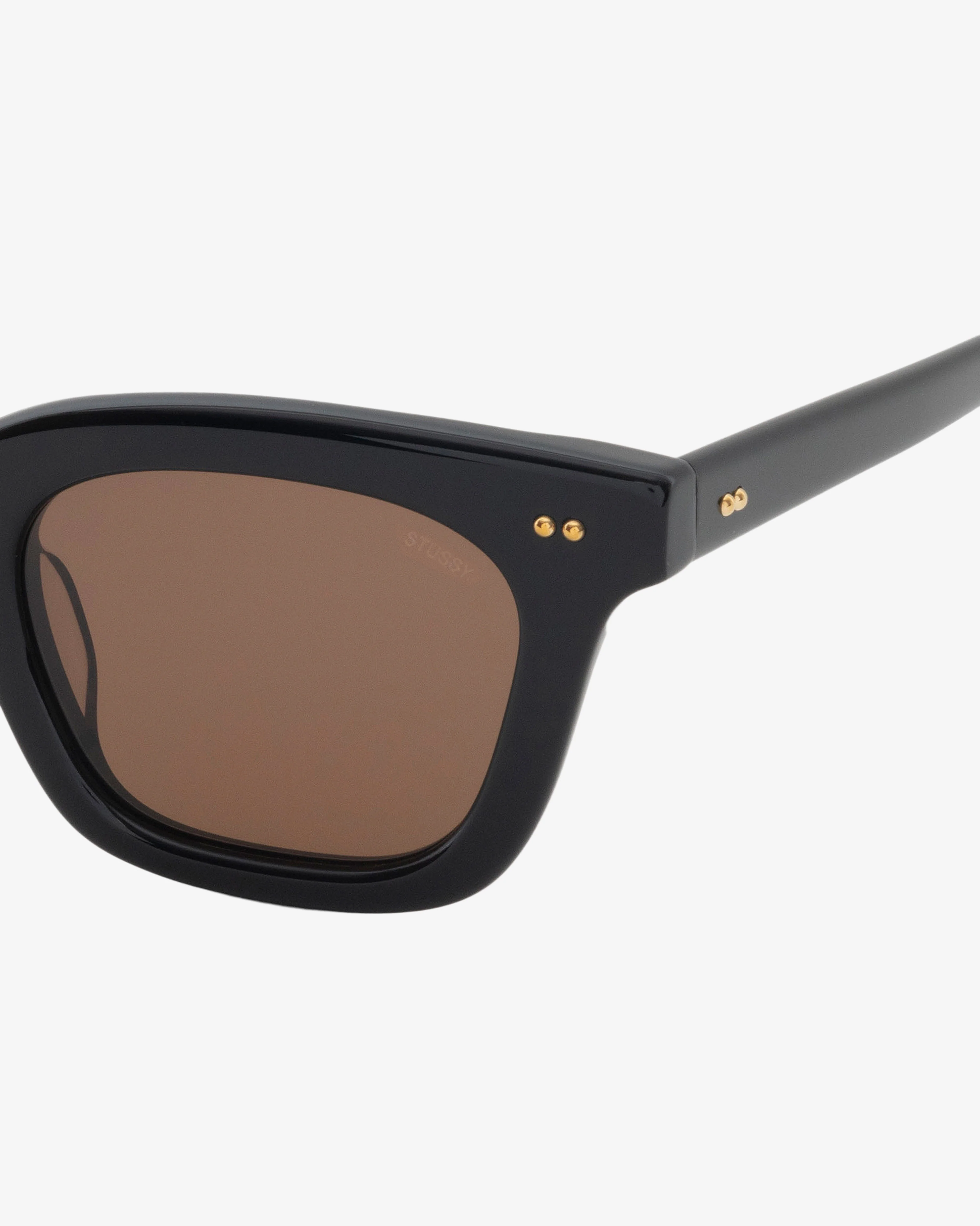 Stüssy - Ace Sunglasses - (Black/Brown) - Image 3