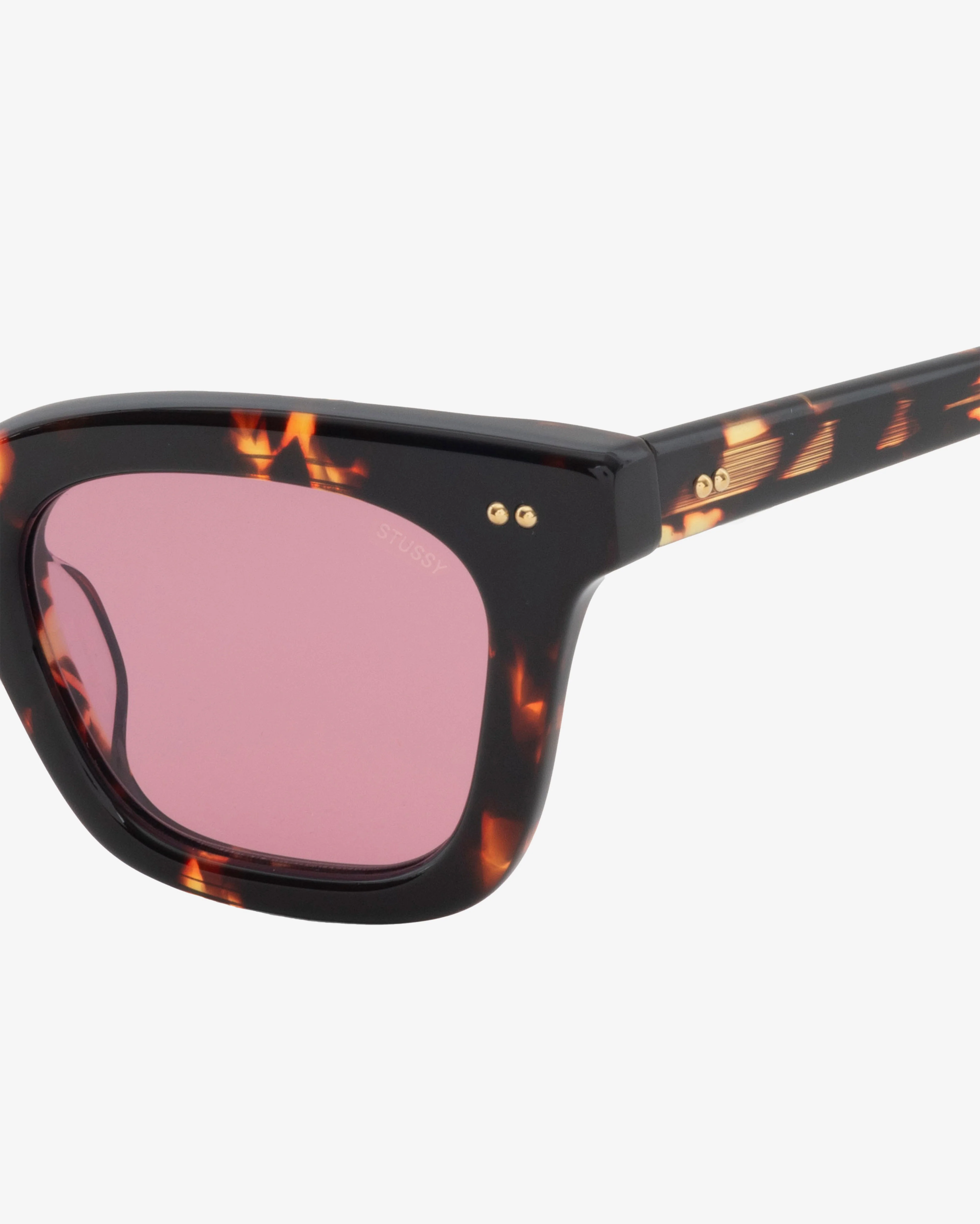Stüssy - Ace Sunglasses - (Tortoise/Pink) - Image 3