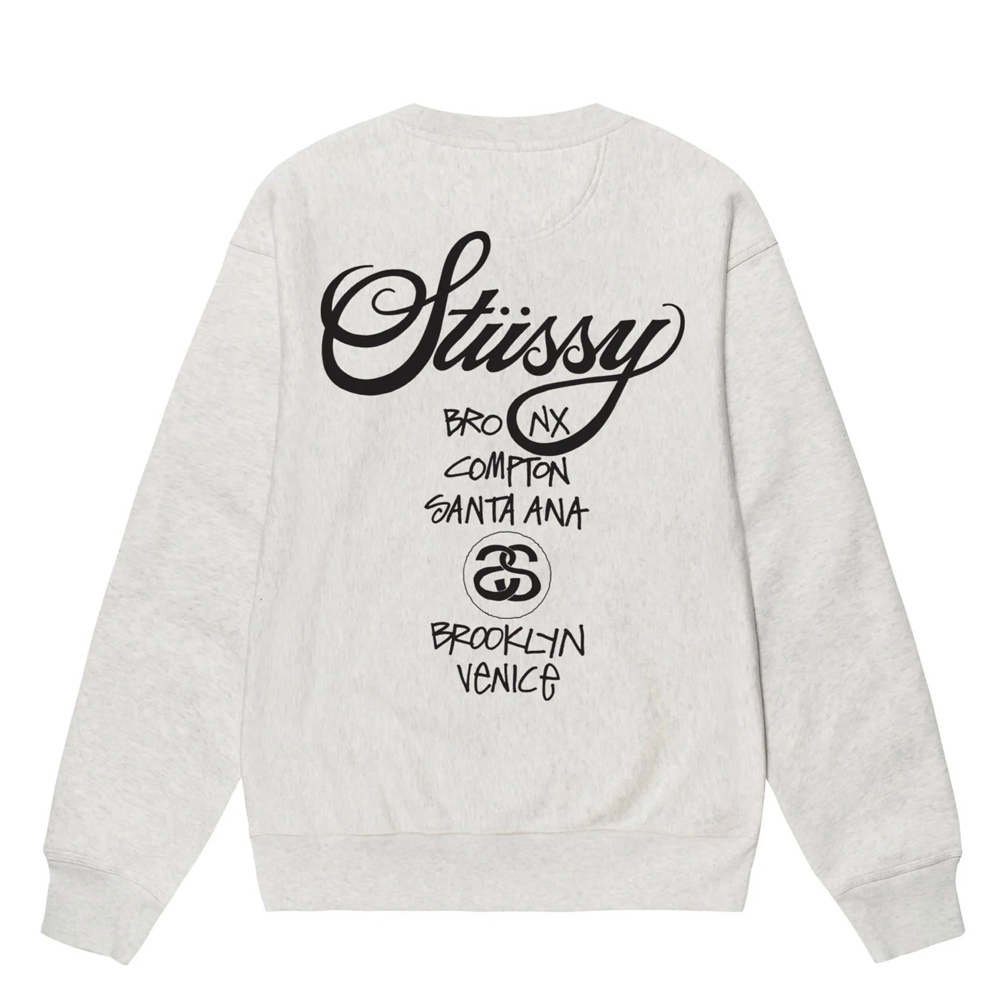 STÜSSY - DSM World Tour Crew - (Ash Heather) - Image 2