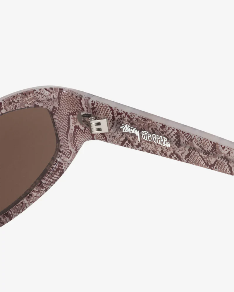 Stüssy - Landon Sunglasses - (Snake Skin/Brown) - Image 3