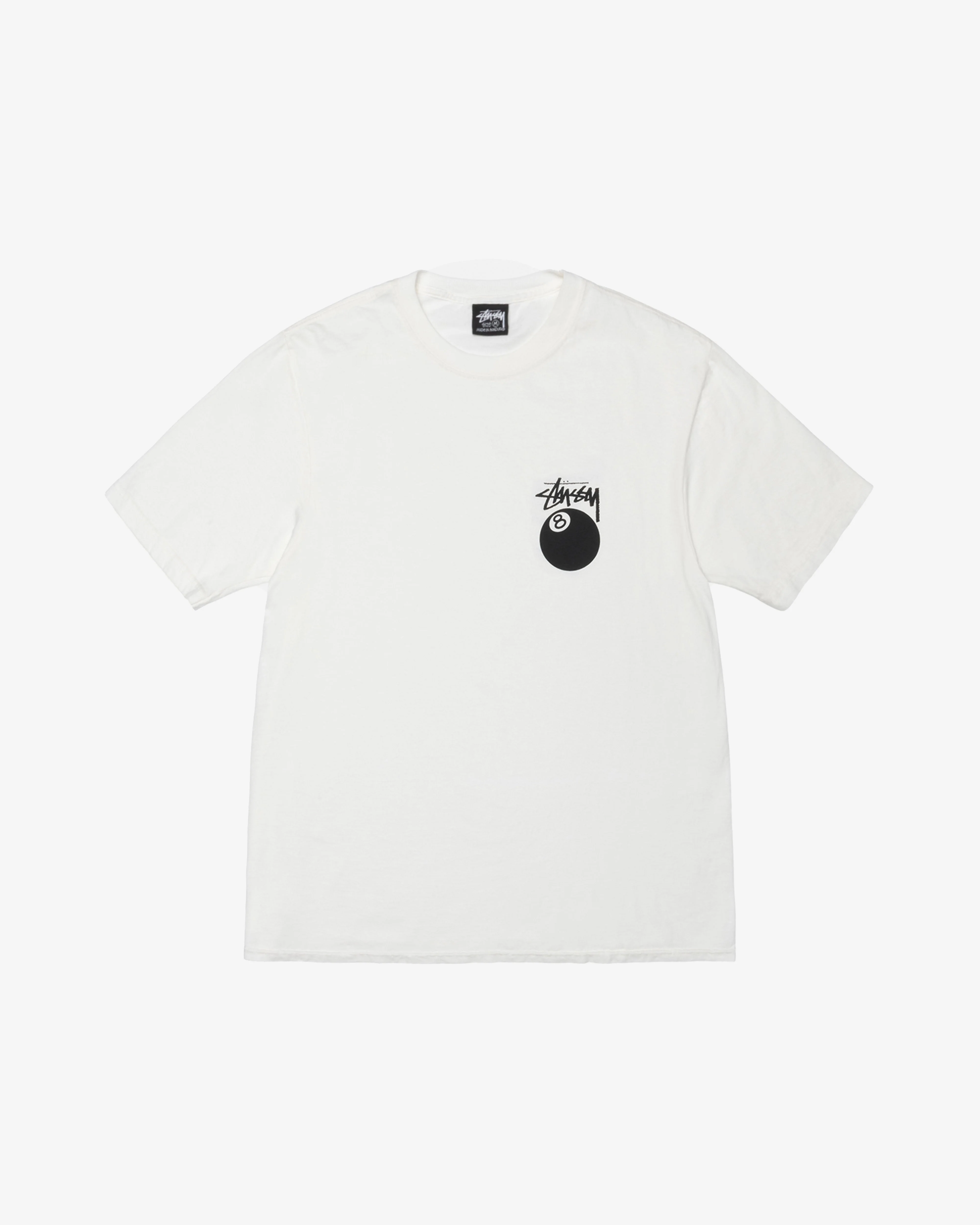 Stüssy - Men's 8 Ball Pigment Dyed T-Shirt - (Natural) - Image 2