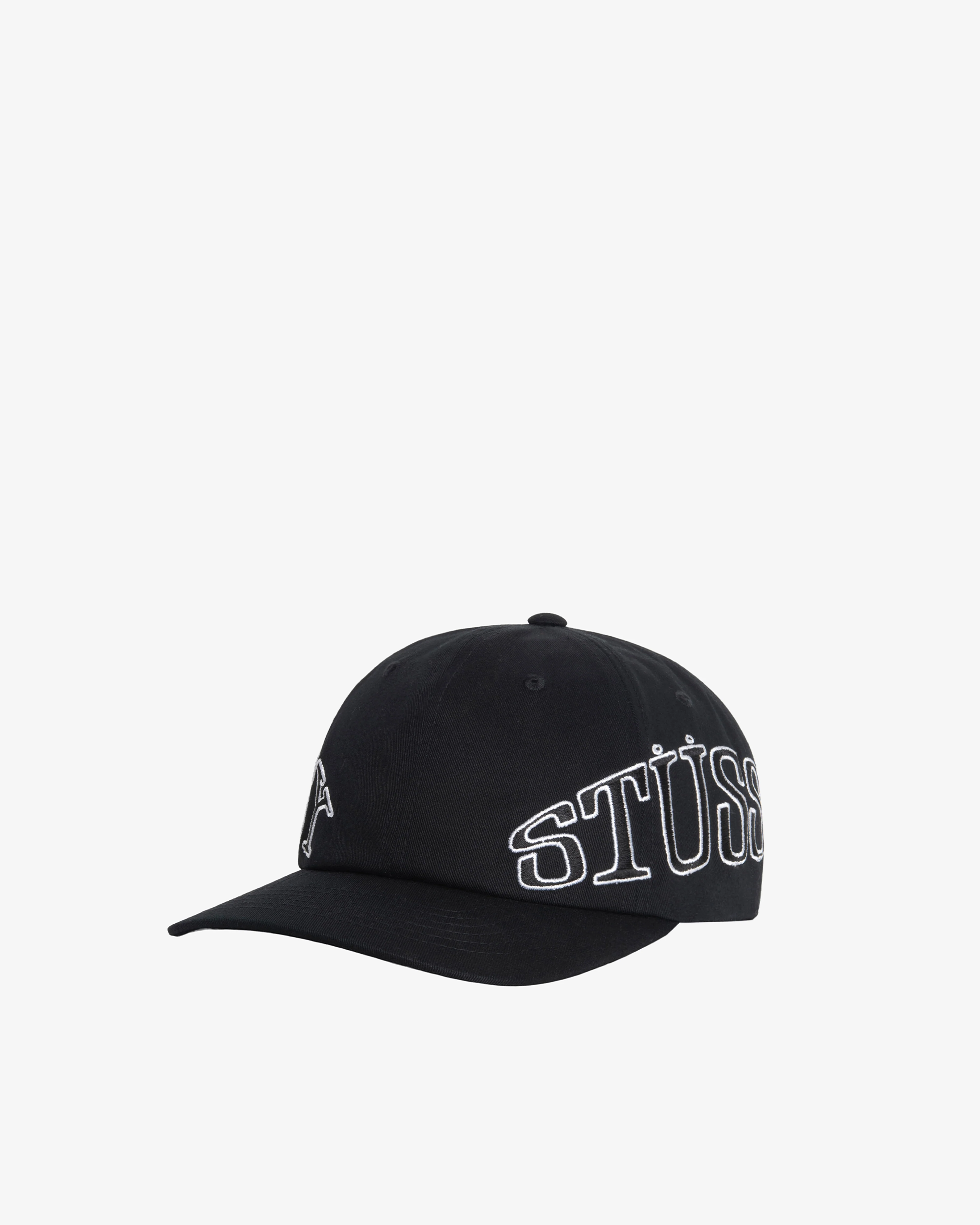 Stüssy - Men's Arc Low Pro Strapback Cap - (Black) - Image 2