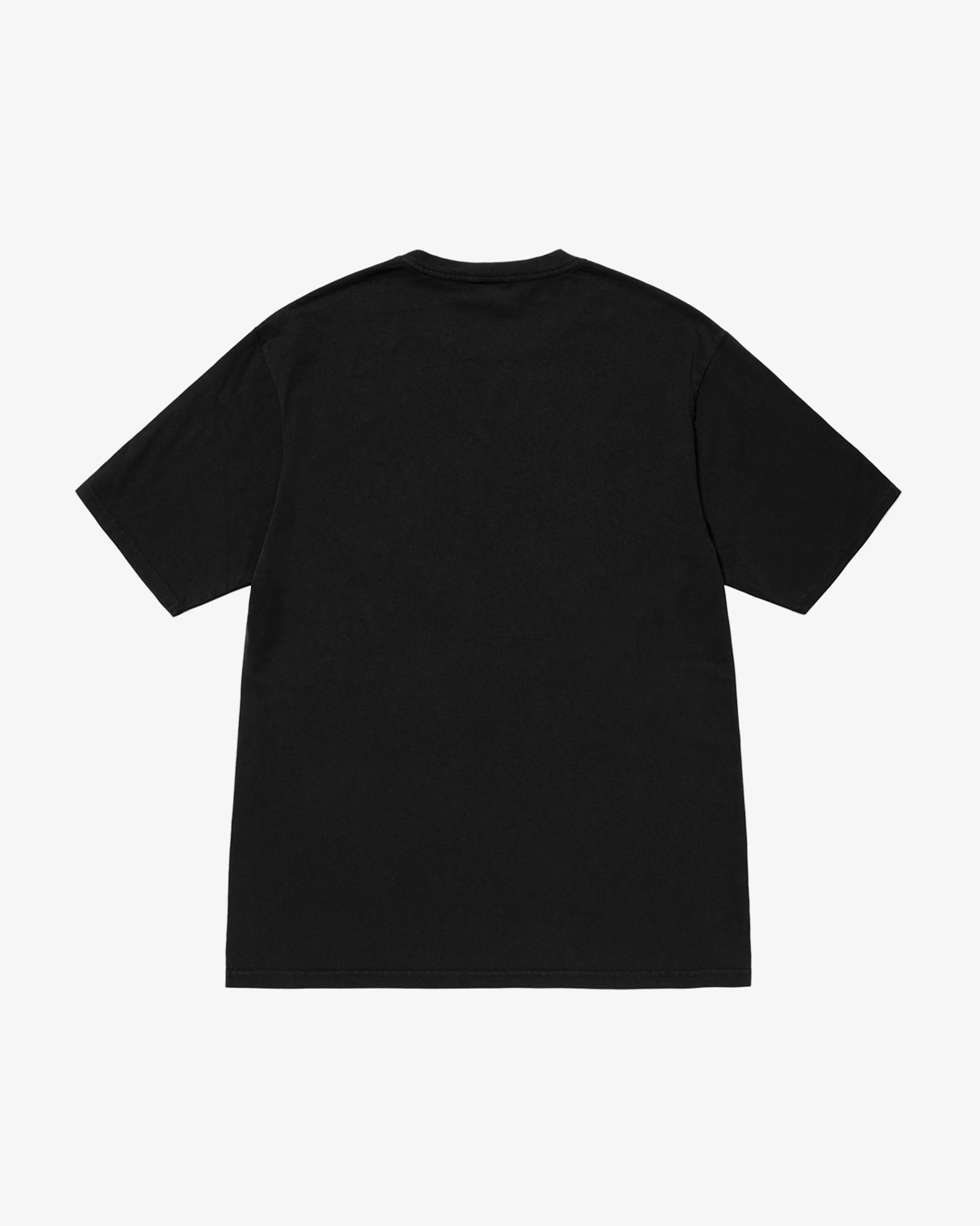 Stüssy - Men's Beach Roots Pig. Dyed Tee - (Black) - Image 2