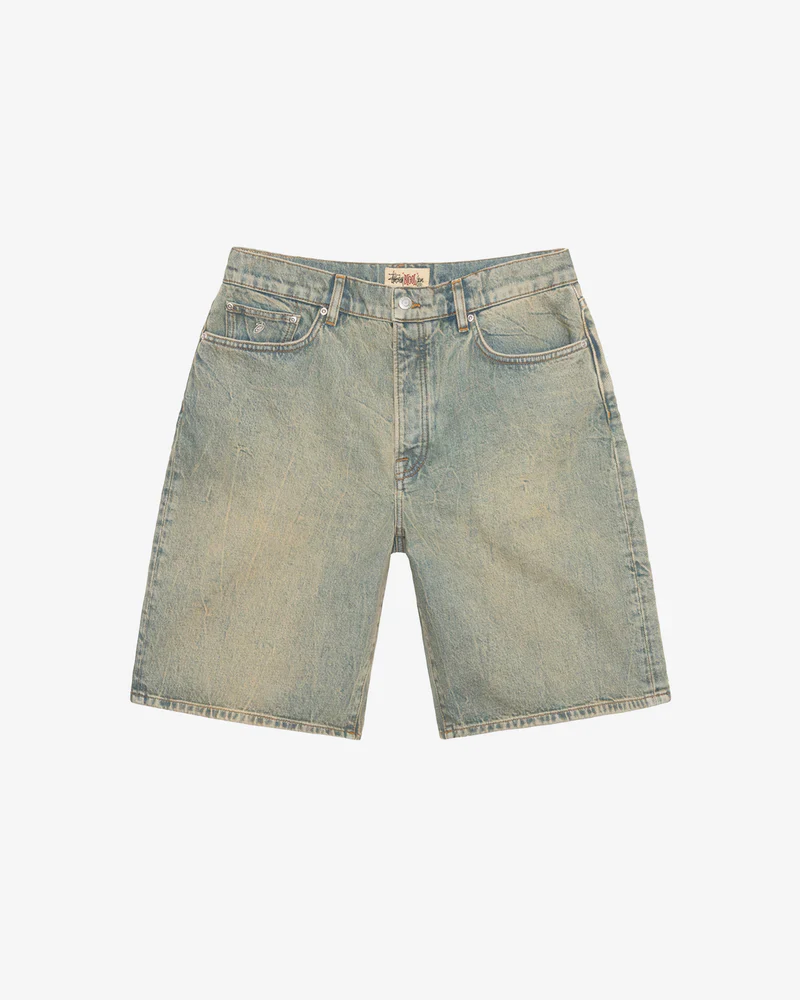 Stussy - Men's Big OL Shorts Denim - (Grey)