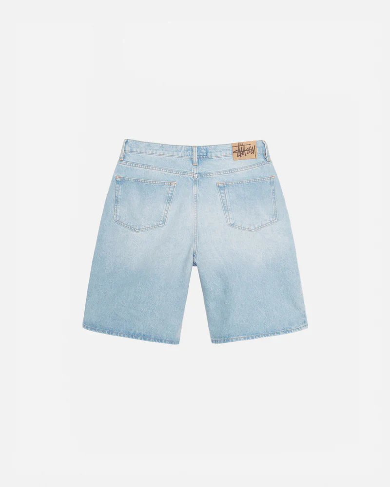 Stüssy - Men's Big Ol Shorts Denim - (Light Wash) - Image 2