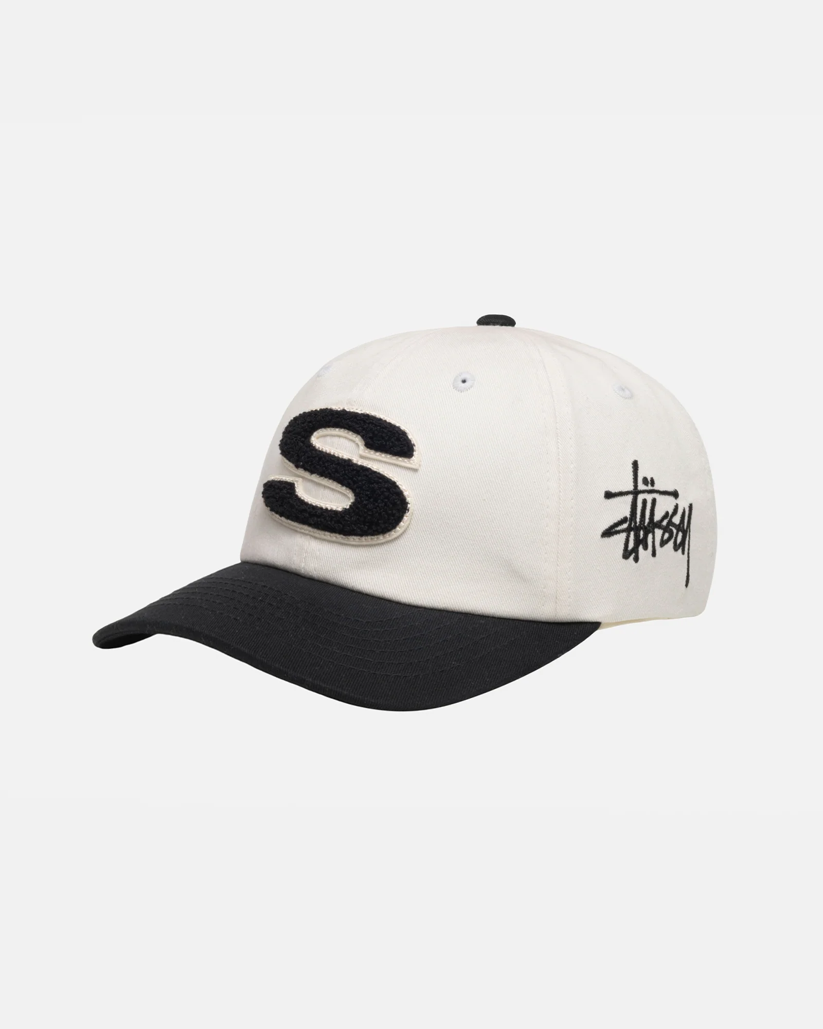 Stussy - Men's Chenille S Low Pro Cap - (Natural) - Image 2