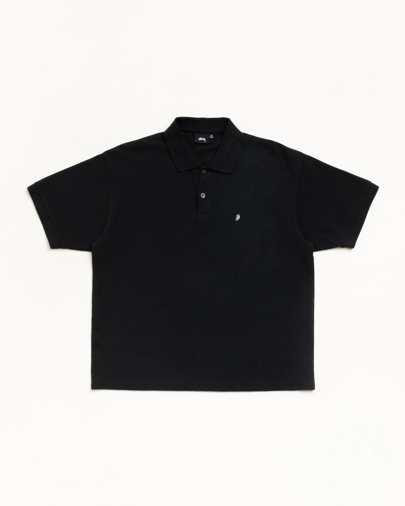 Stüssy - Men's Classic Pique Polo - (Black)