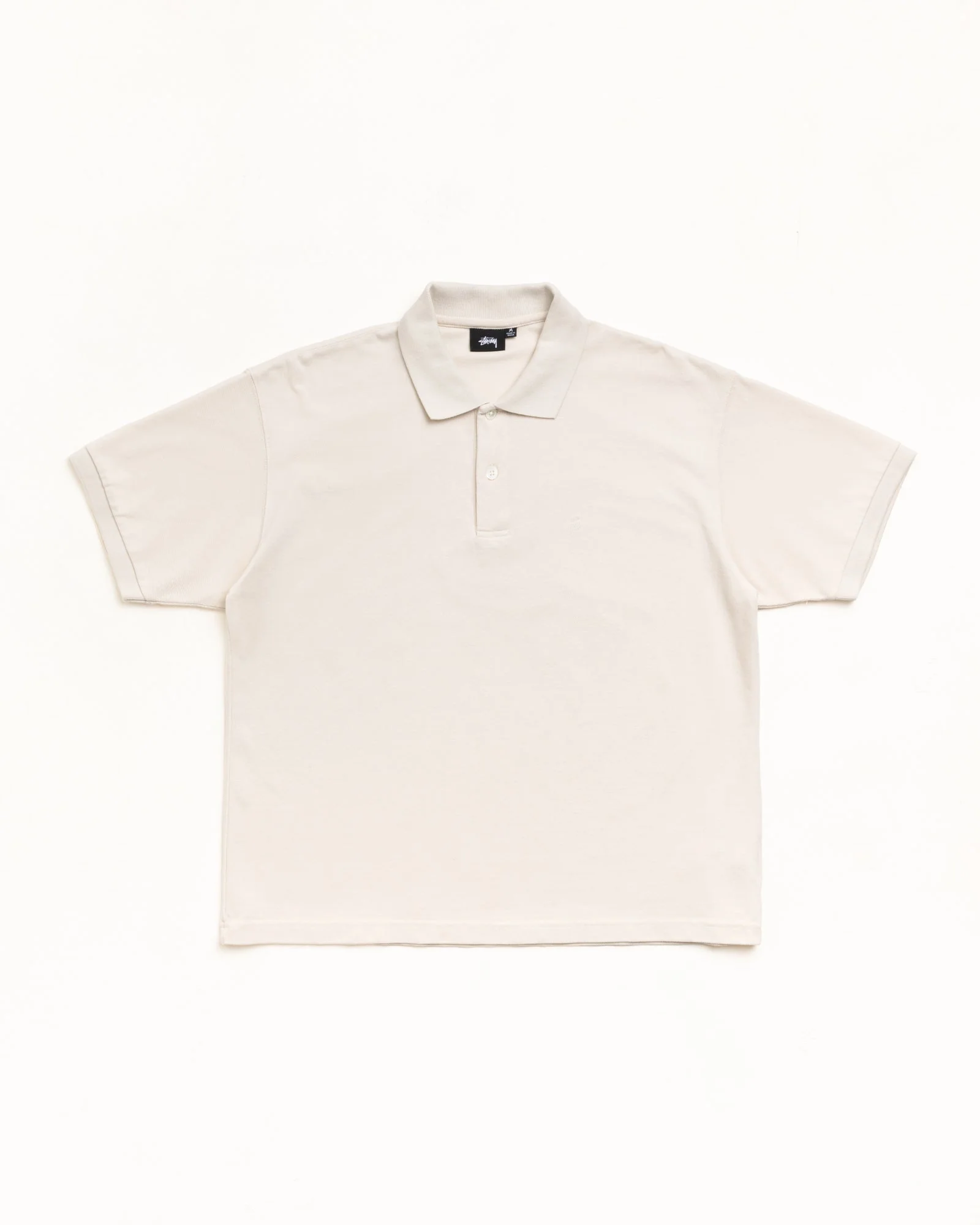 Stüssy - Men's Classic Pique Polo - (Off White)