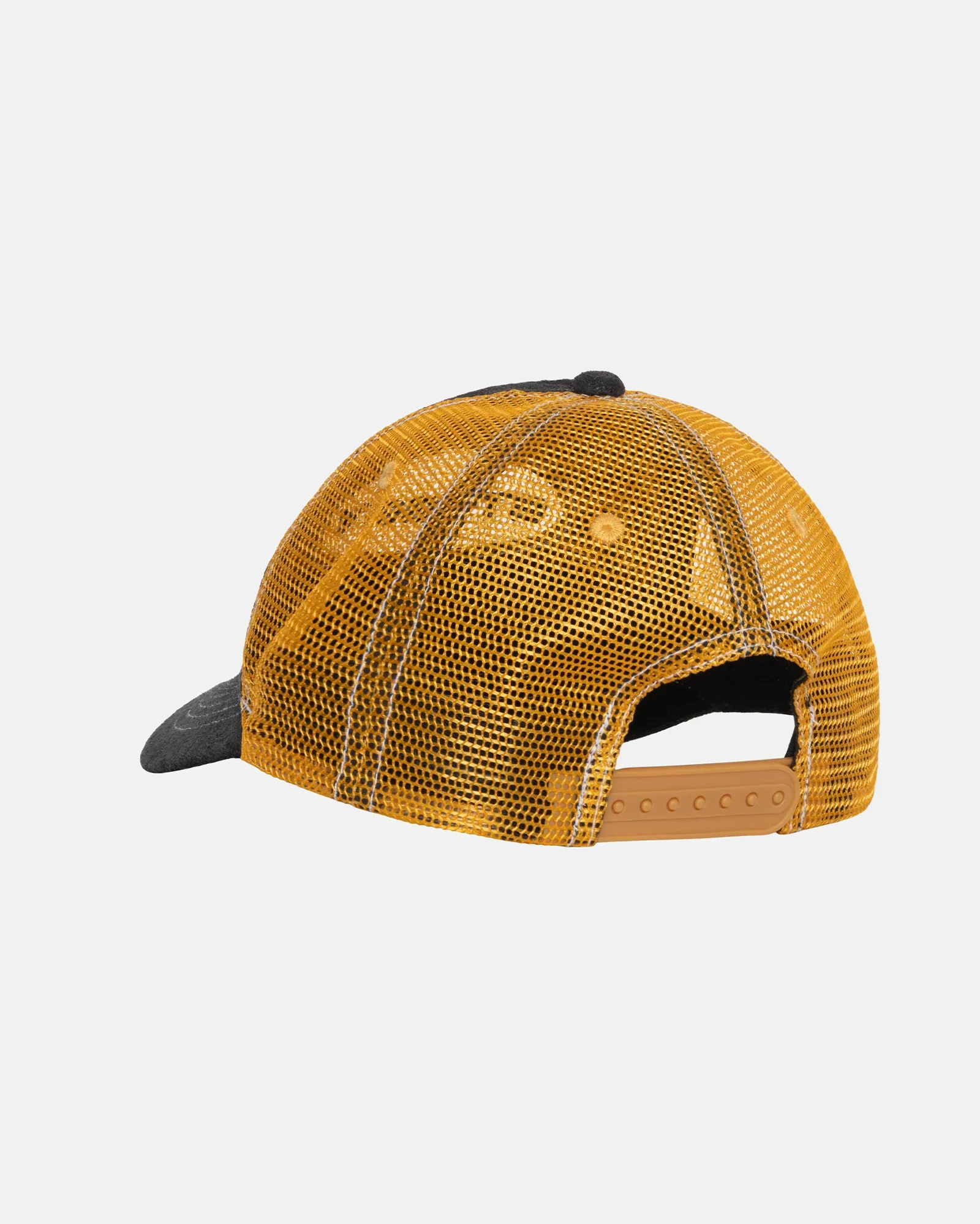 Stussy - Men's Cut Out Leather Trucker Cap - (Honey) - Image 3