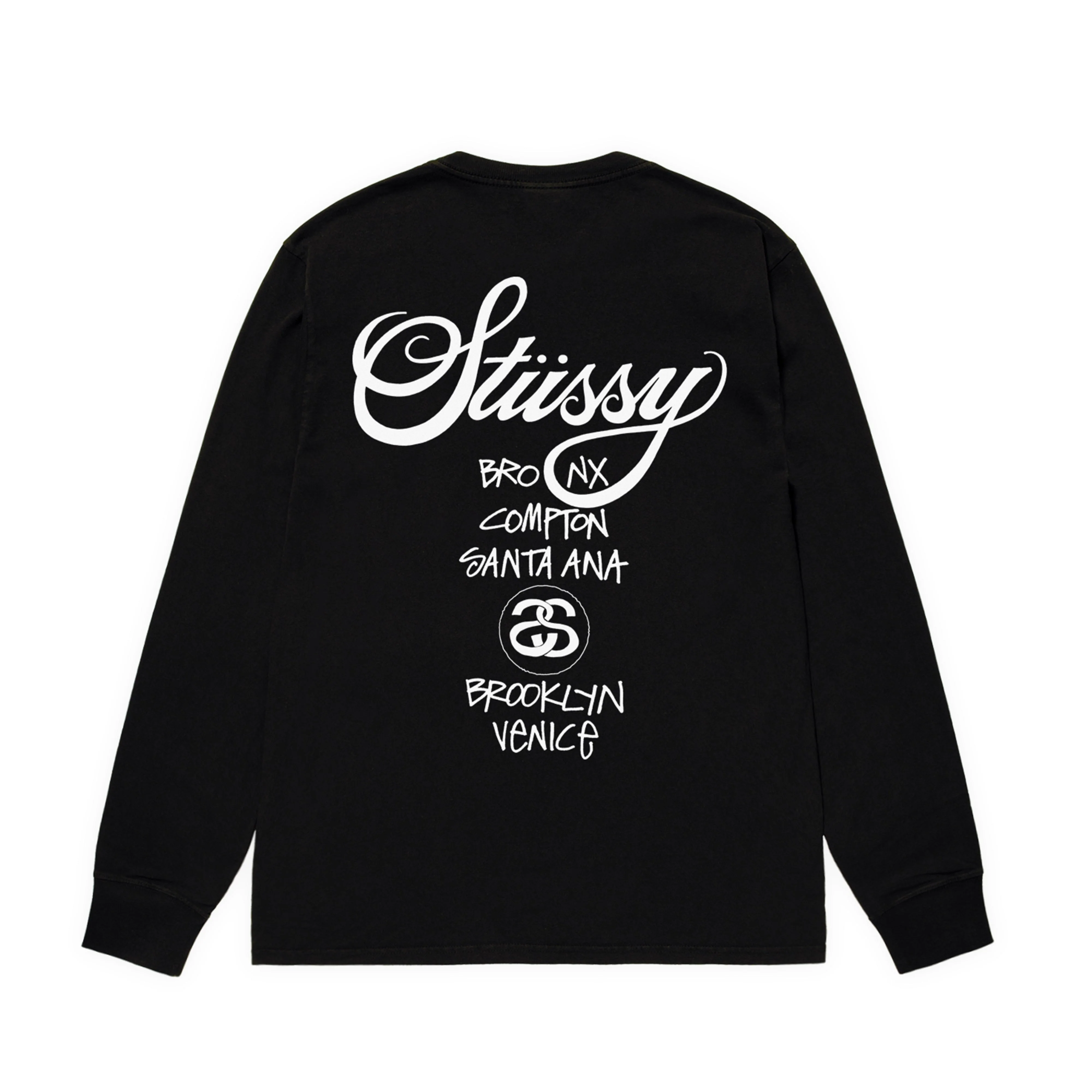 Stussy - DSM World Tour LS Tee - (Black) - Image 2
