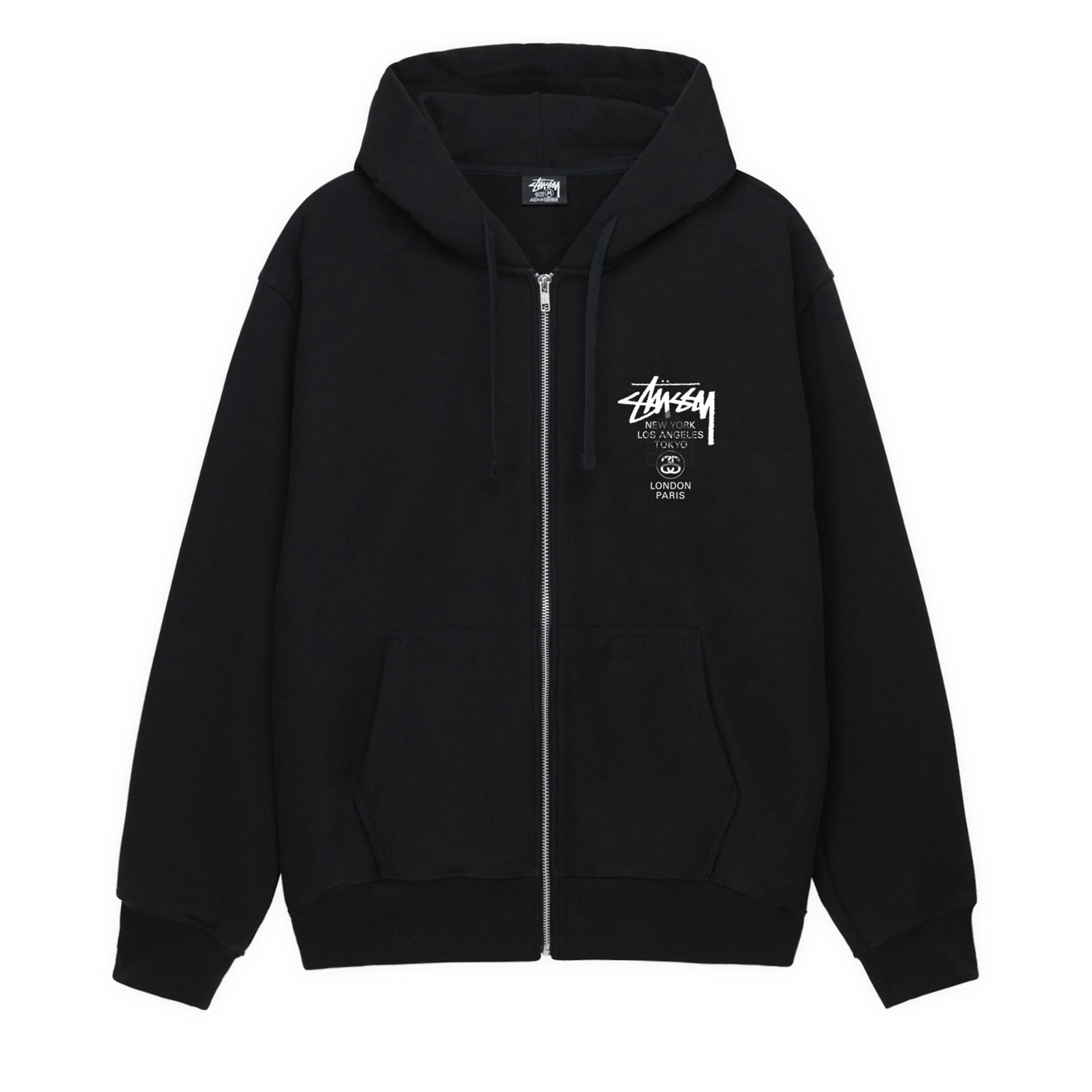 Stussy - DSM World Tour Zip Hood - (Black)