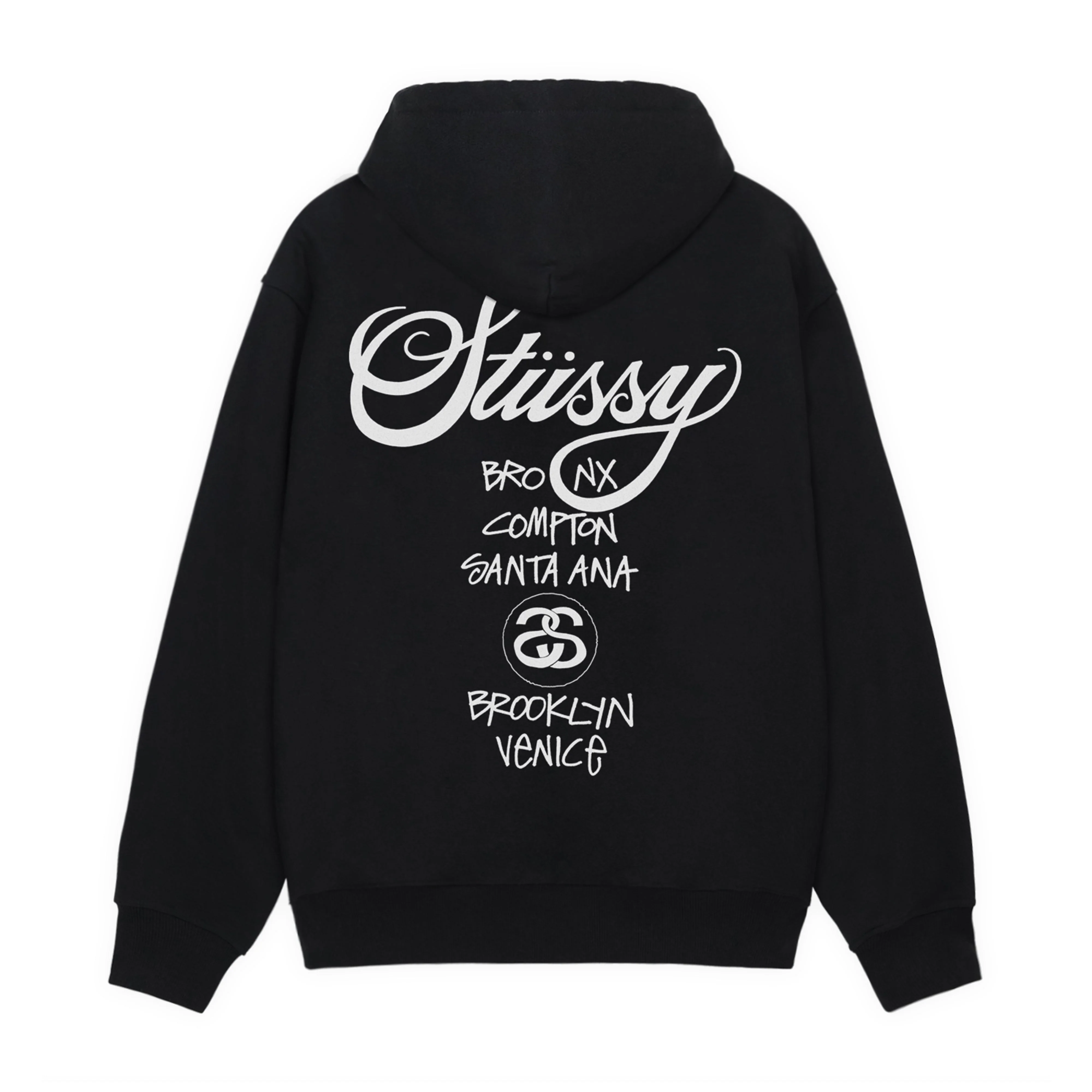 Stussy - DSM World Tour Zip Hood - (Black) - Image 2