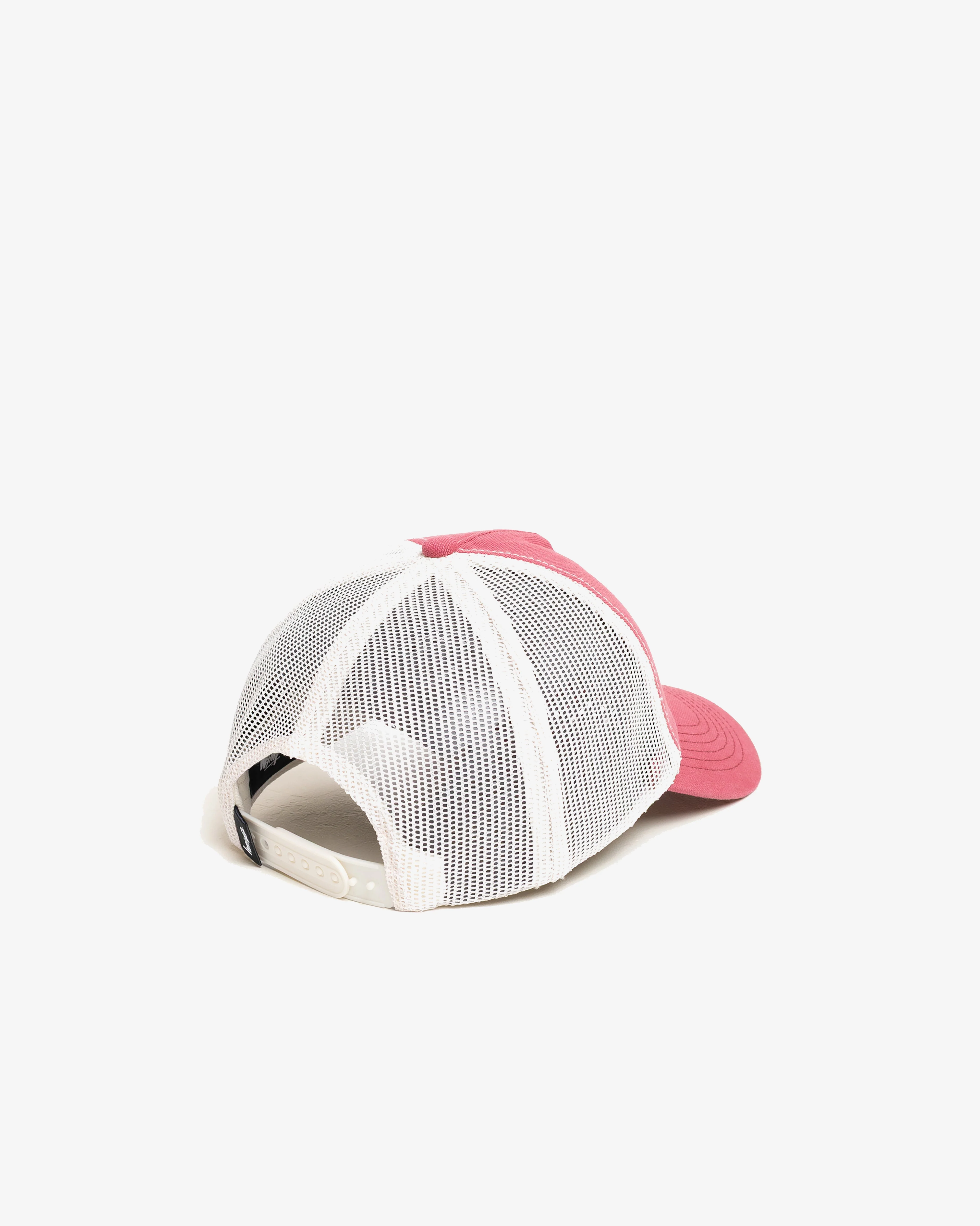 Stussy - Men's Hc Ghost Logo Trucker - (Red) - Image 3