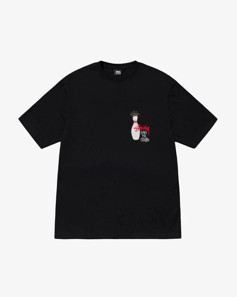 Stüssy - Men's Kingpin Pigment Dyed T-Shirt - (Black) - Image 2