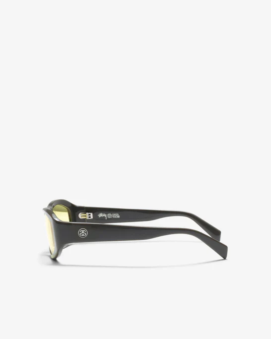 Stüssy - Men's Landon Sunglasses - (Grey/Yellow) - Image 2