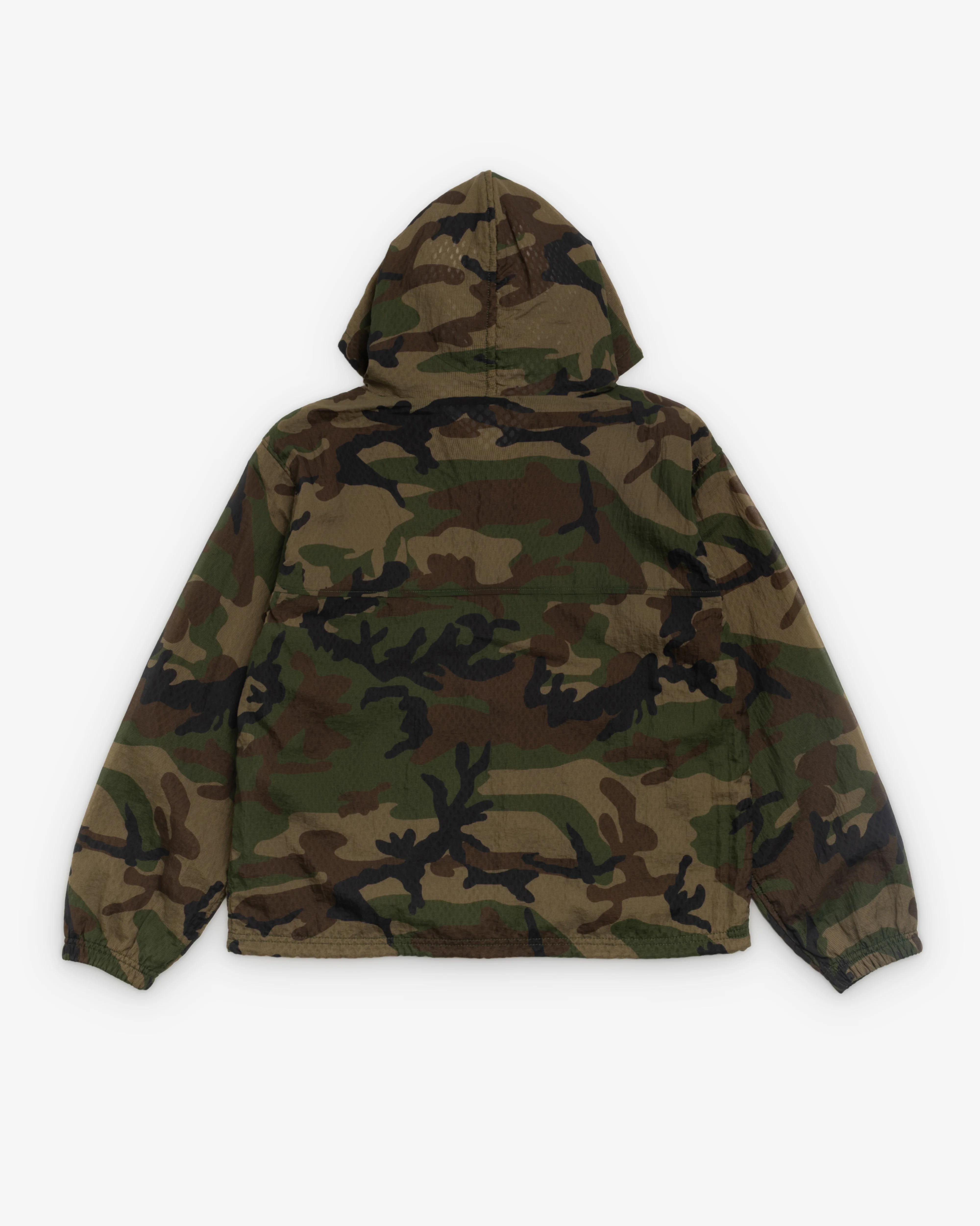 Stüssy -  Men's Layered Mesh Hooded Jacket - (Woodland Camo) - Image 2