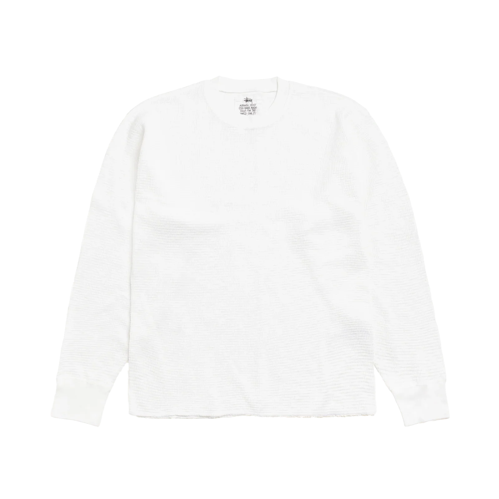 Stussy - Men's Pigment Dyed Long Sleeve Thermal - (White)