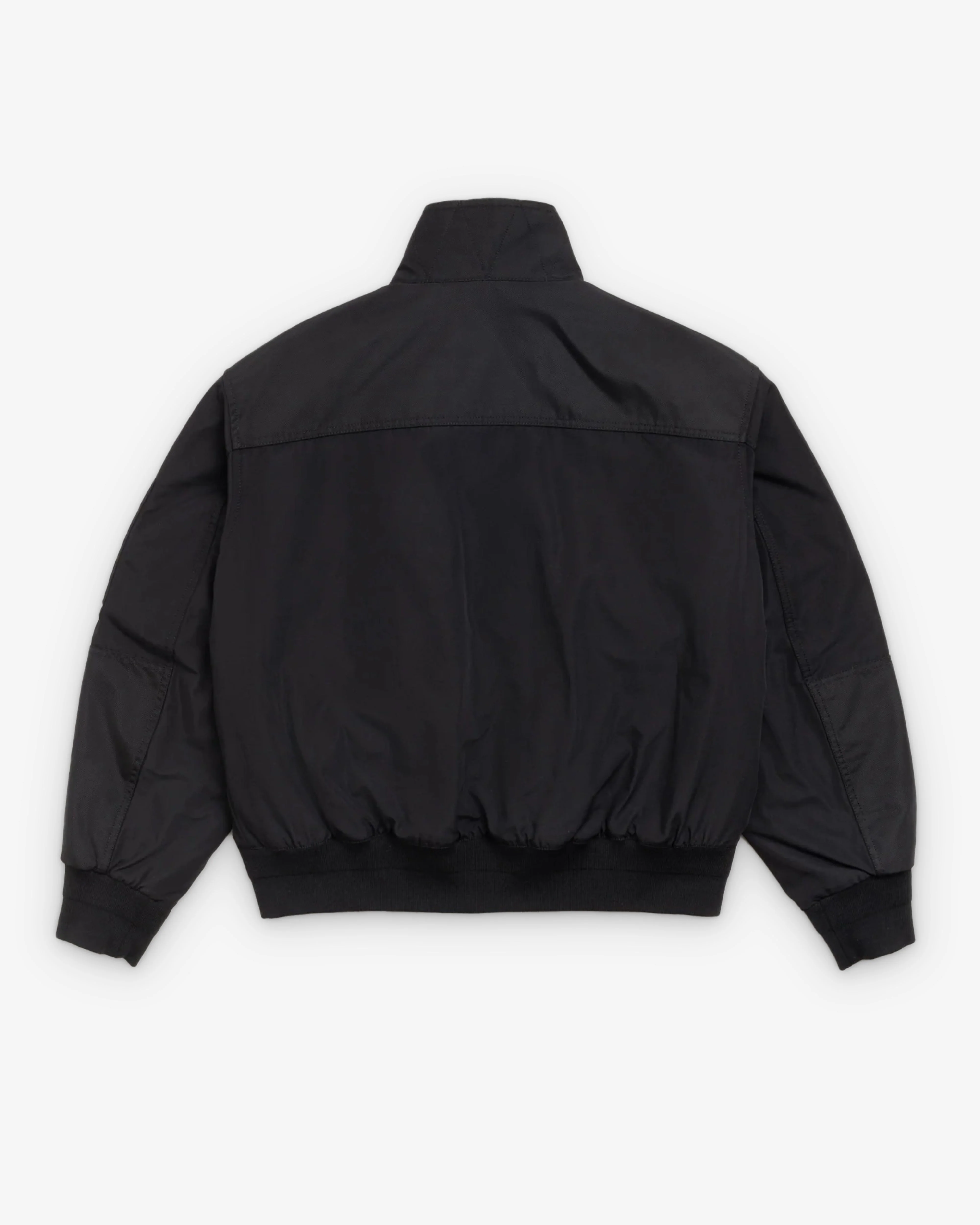 Stüssy - Men's Mock Neck Flight Bomber - (Black) - Image 2
