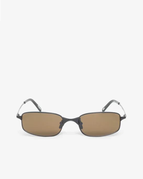 Stüssy - Men's Simon Sunglasses - (Matte Black/Brown Lens)