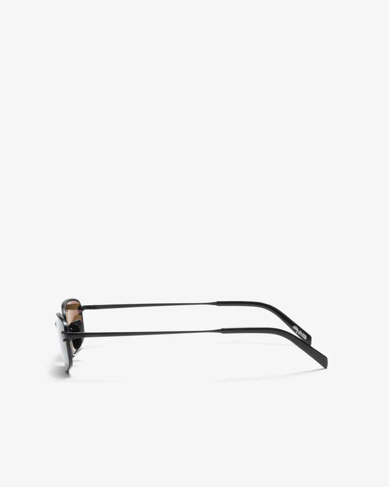 Stüssy - Men's Simon Sunglasses - (Matte Black/Brown Lens) - Image 2
