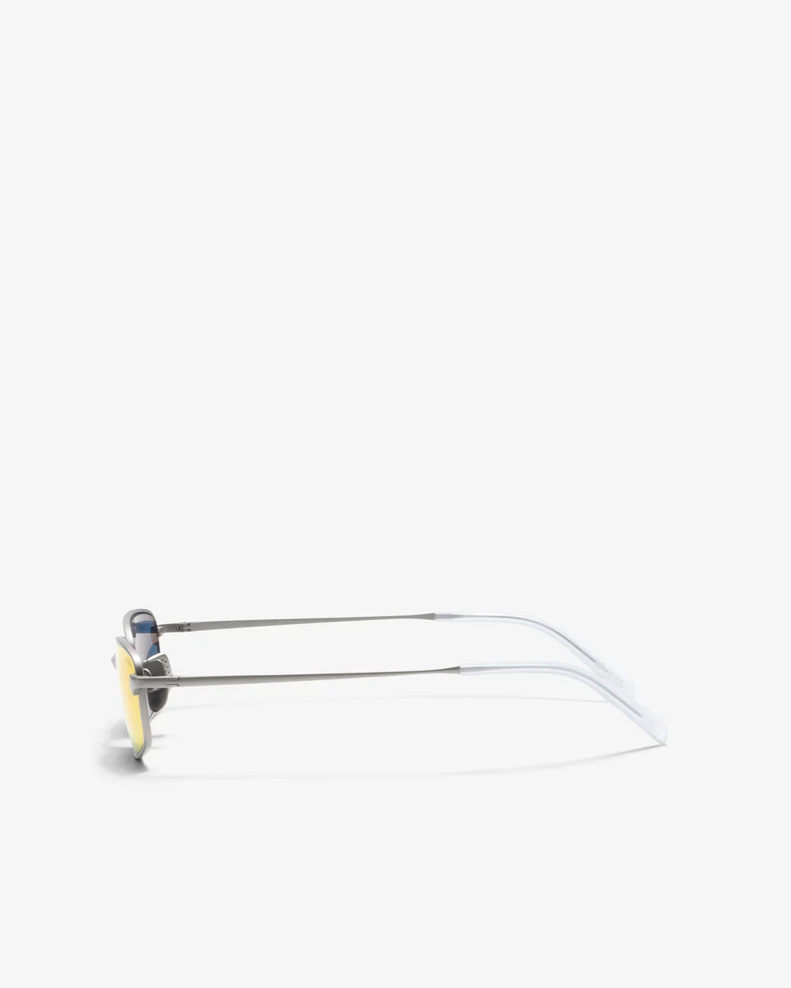 Stüssy - Men's Simon Sunglasses - (Matte Silver/Sunflare Mirror Lens) - Image 2