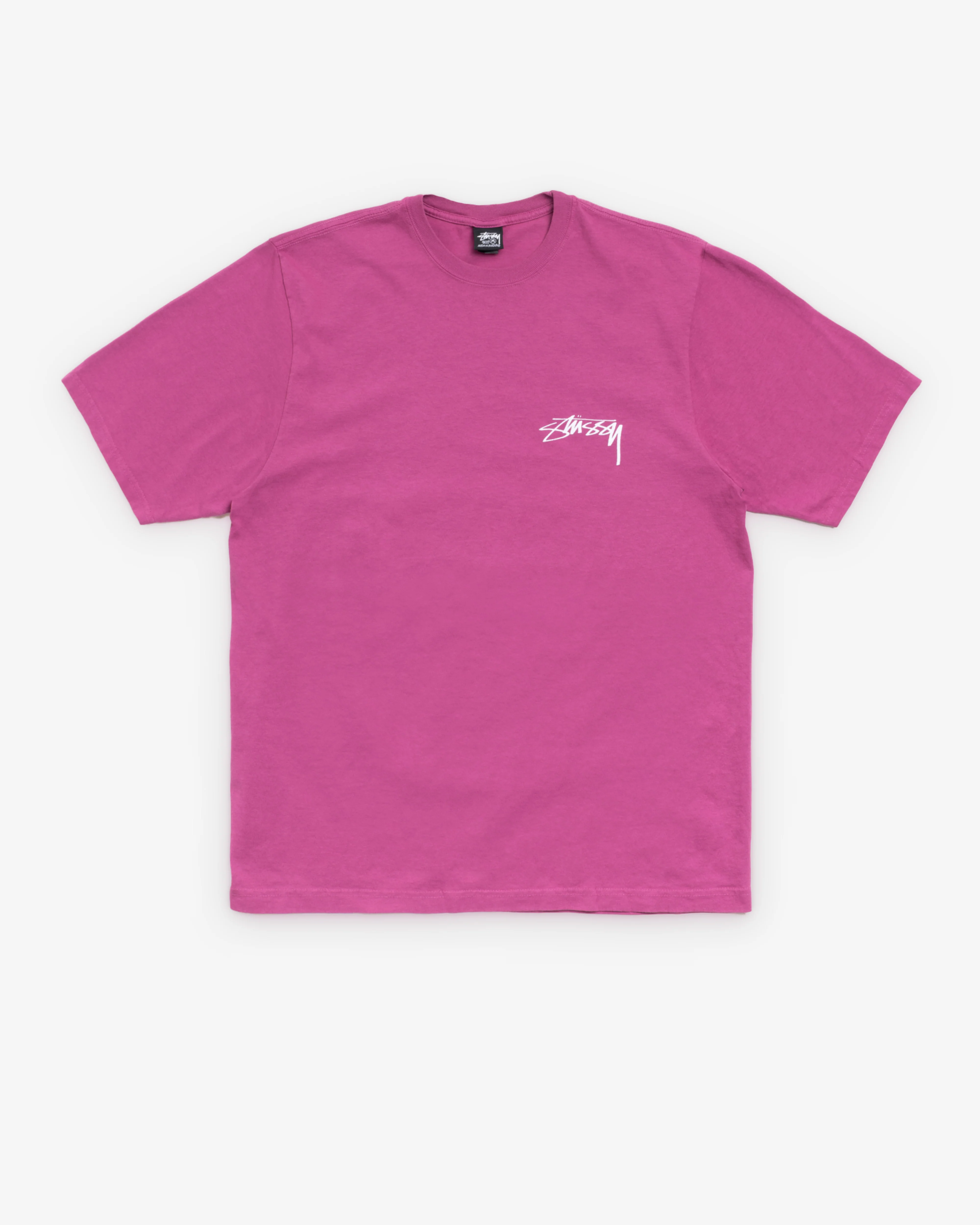 Stüssy - Men's Skate Stack Pig. Dyed Tee - (Berry) - Image 2